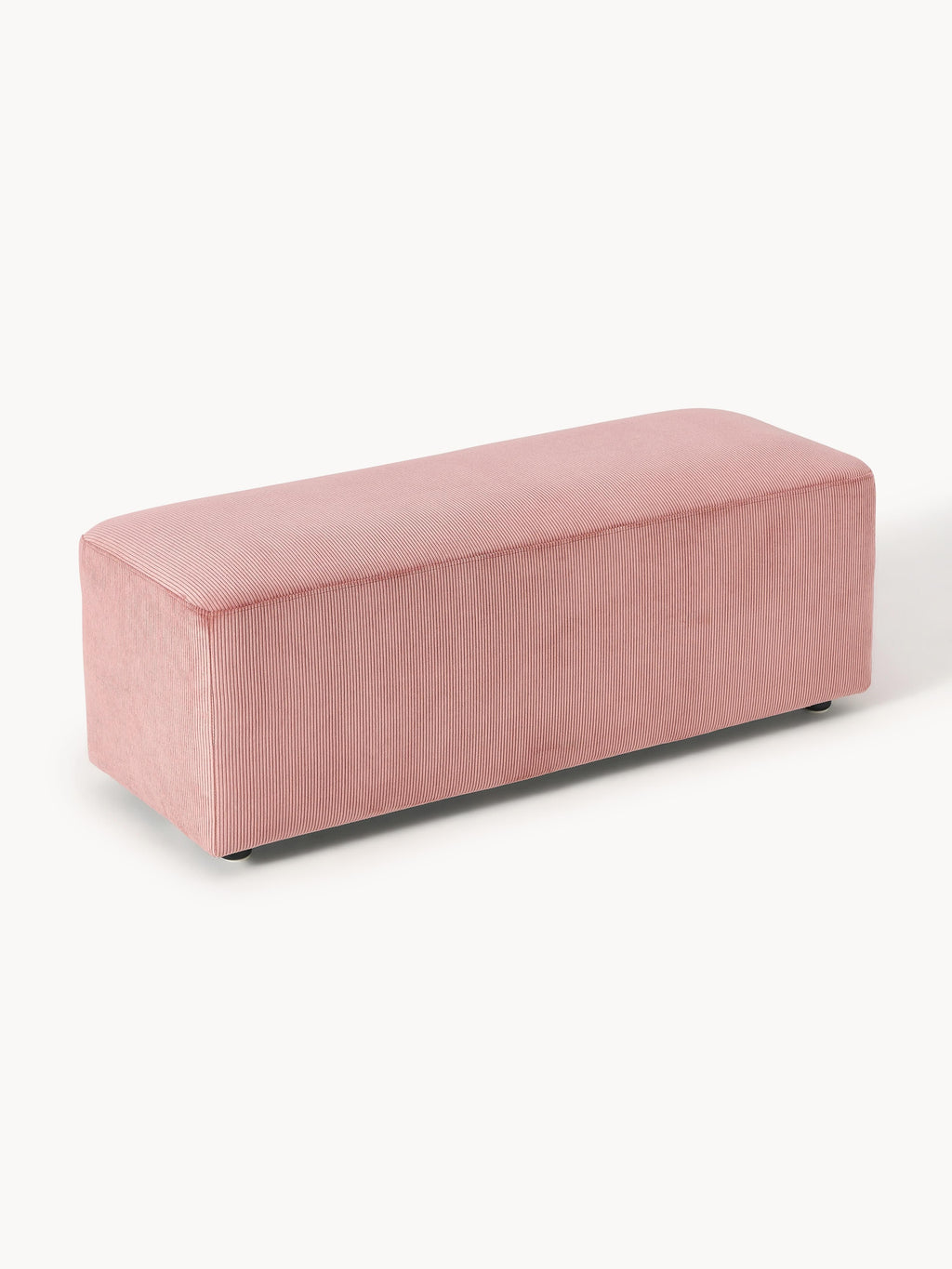 Melva XL Corduroy Ottoman, W 116 x D 42 cm