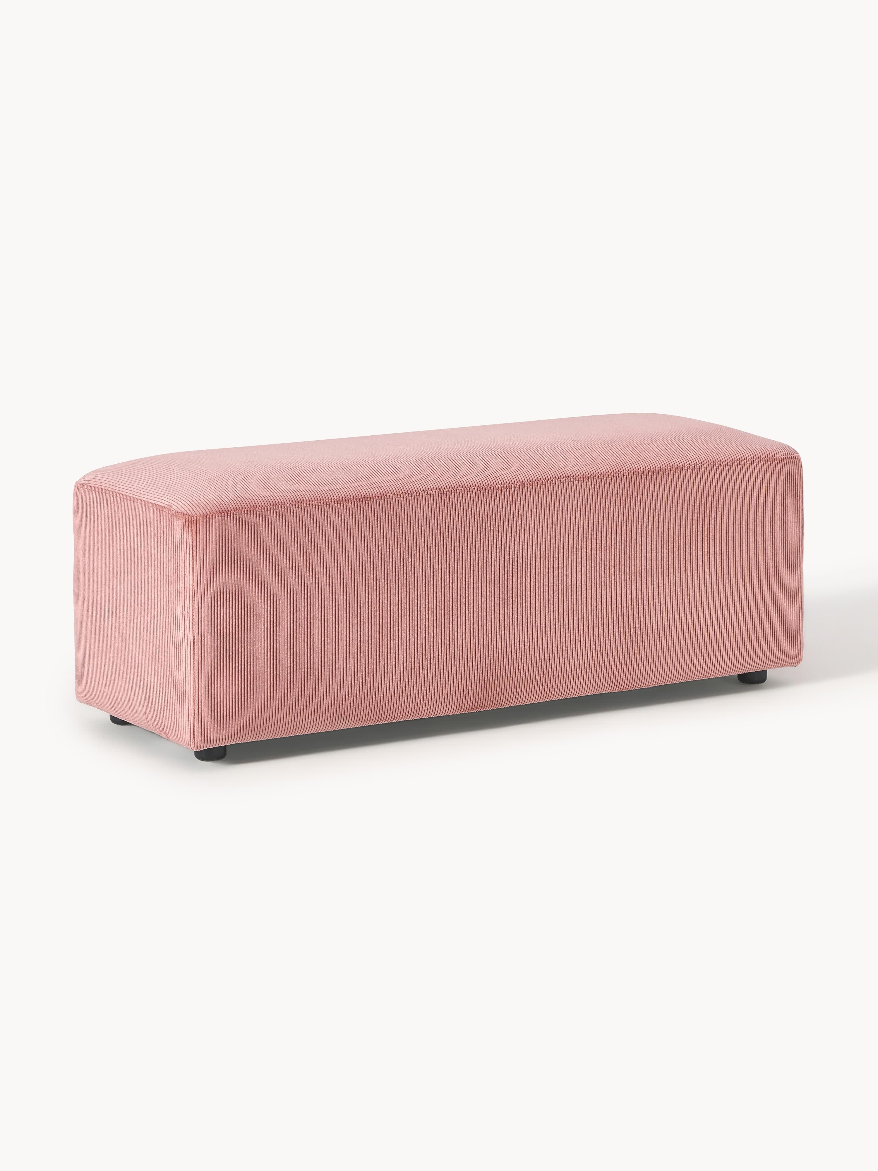 Melva XL Corduroy Ottoman, W 116 x D 42 cm