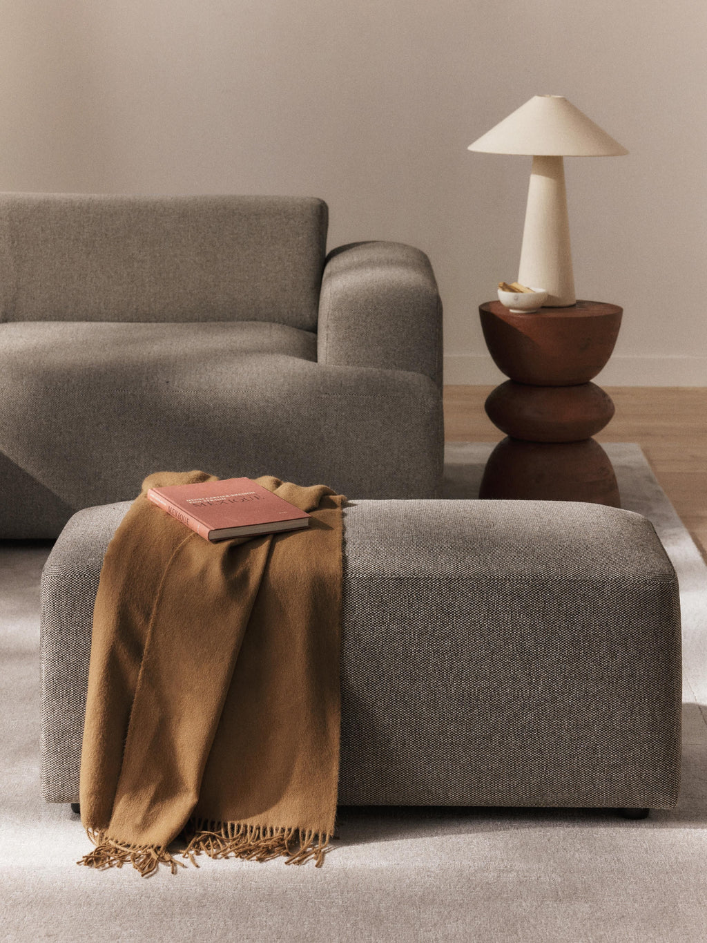 Melva Ottoman, W 99 x D 42 cm
