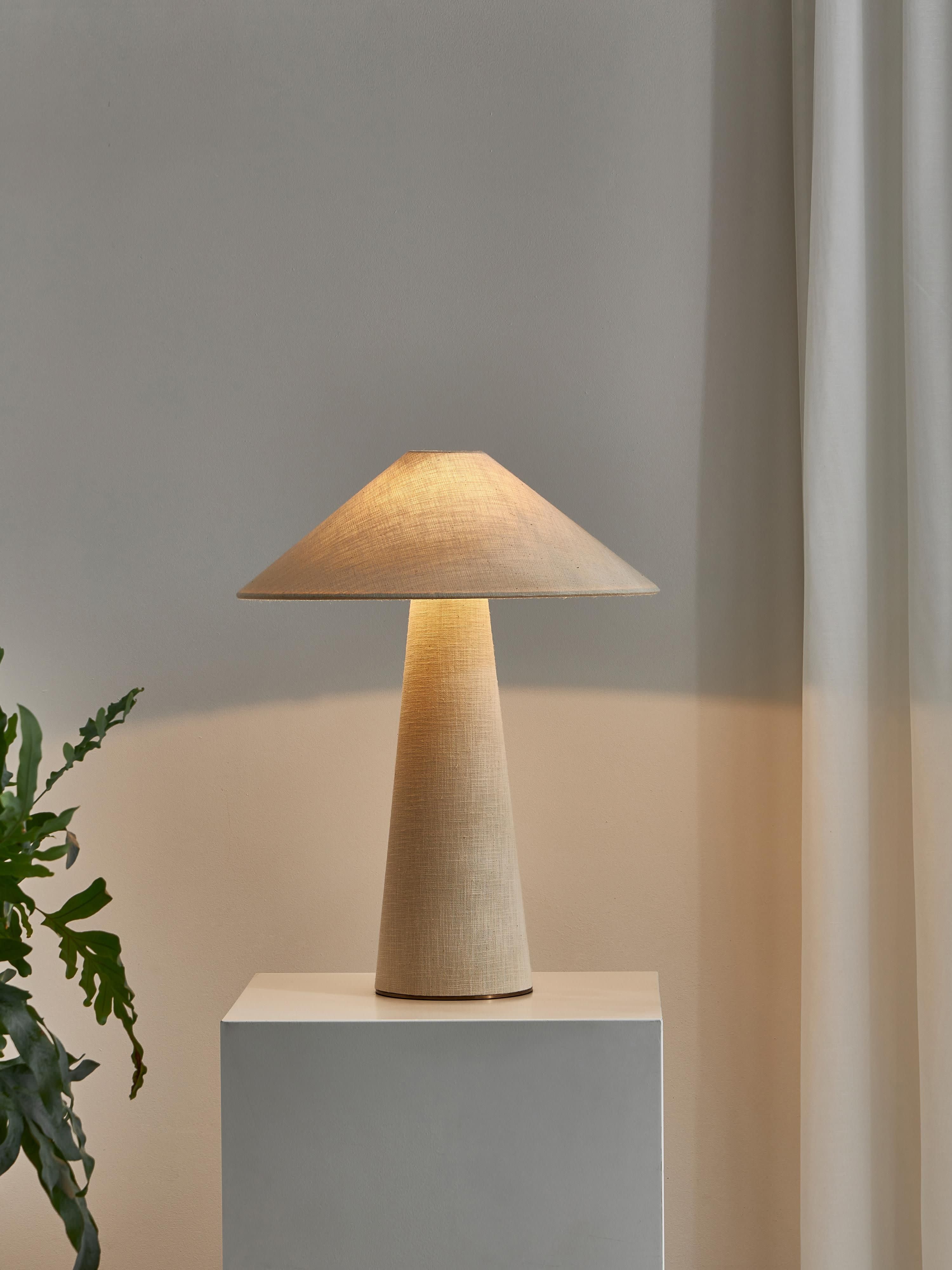 Ilena Large Linen Table Lamp