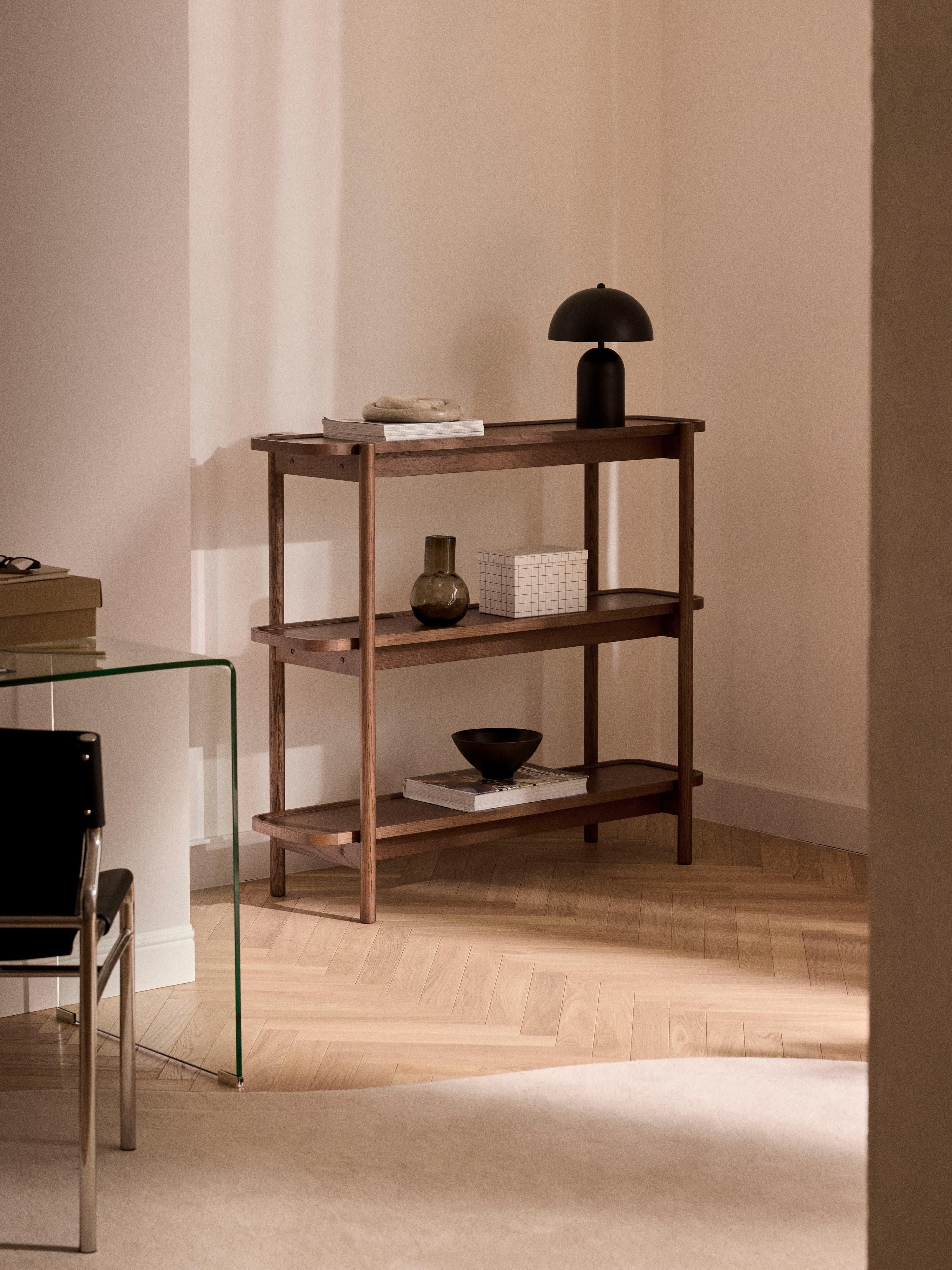 Libby Low Wooden Shelf