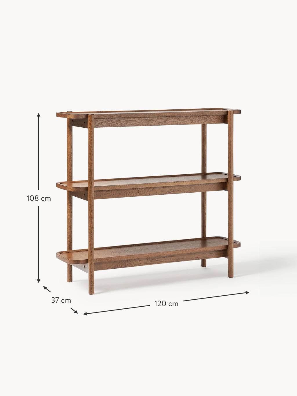 Libby Low Wooden Shelf