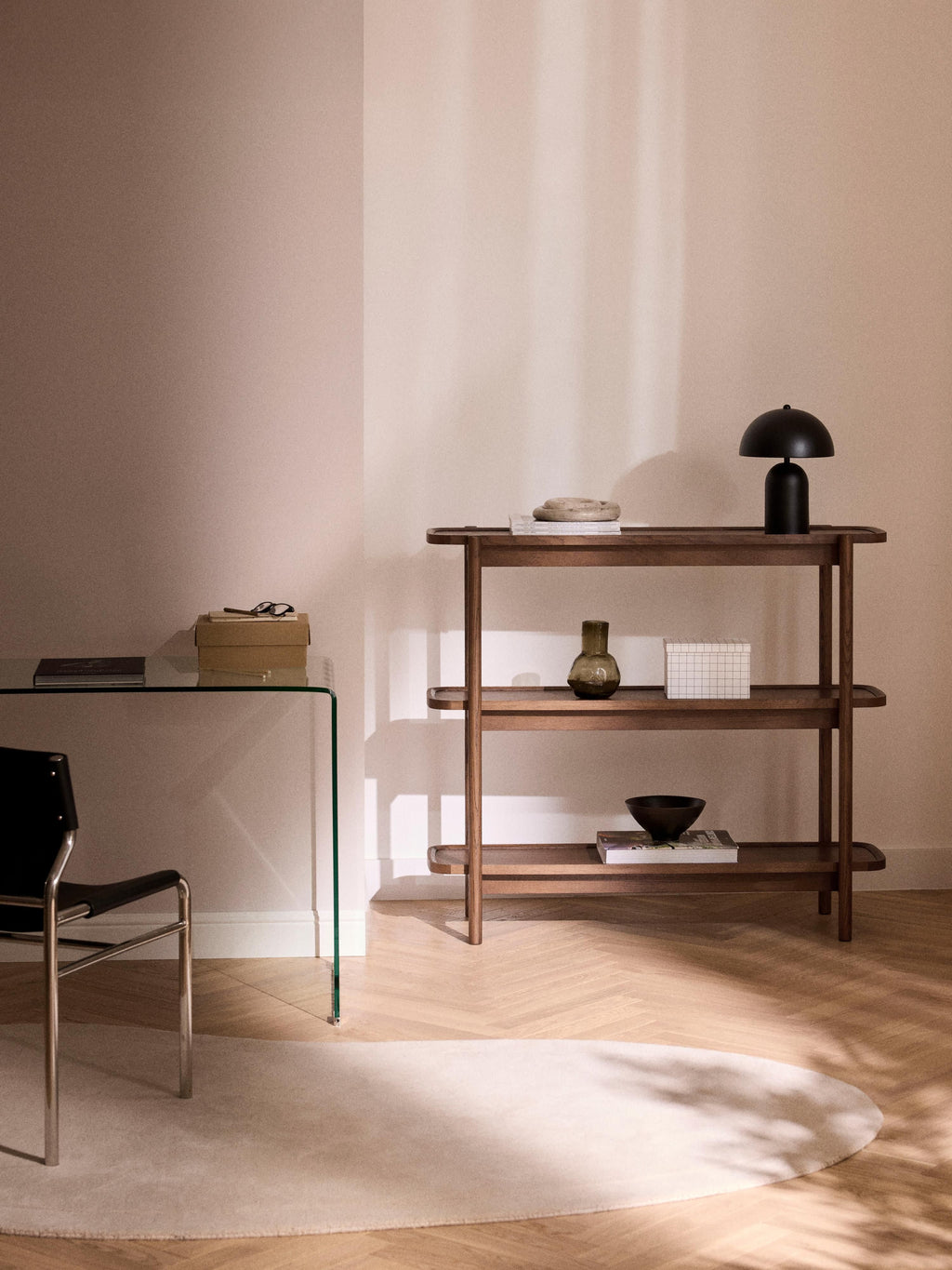 Libby Low Wooden Shelf
