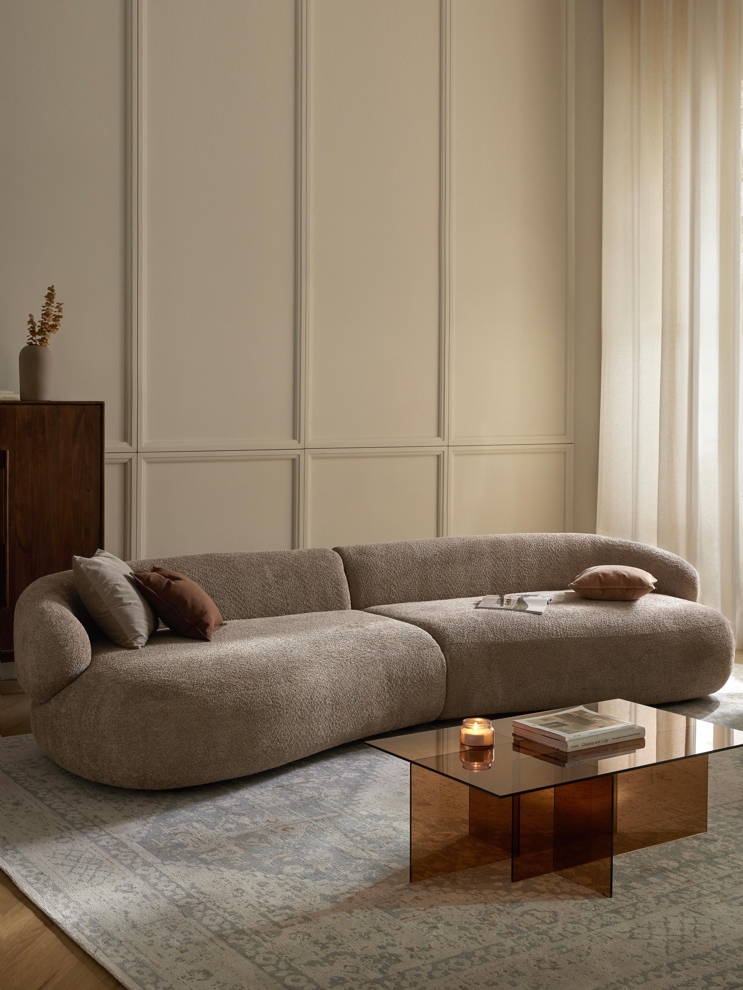 Alba Teddy Bouclé Sofa (4-seater)