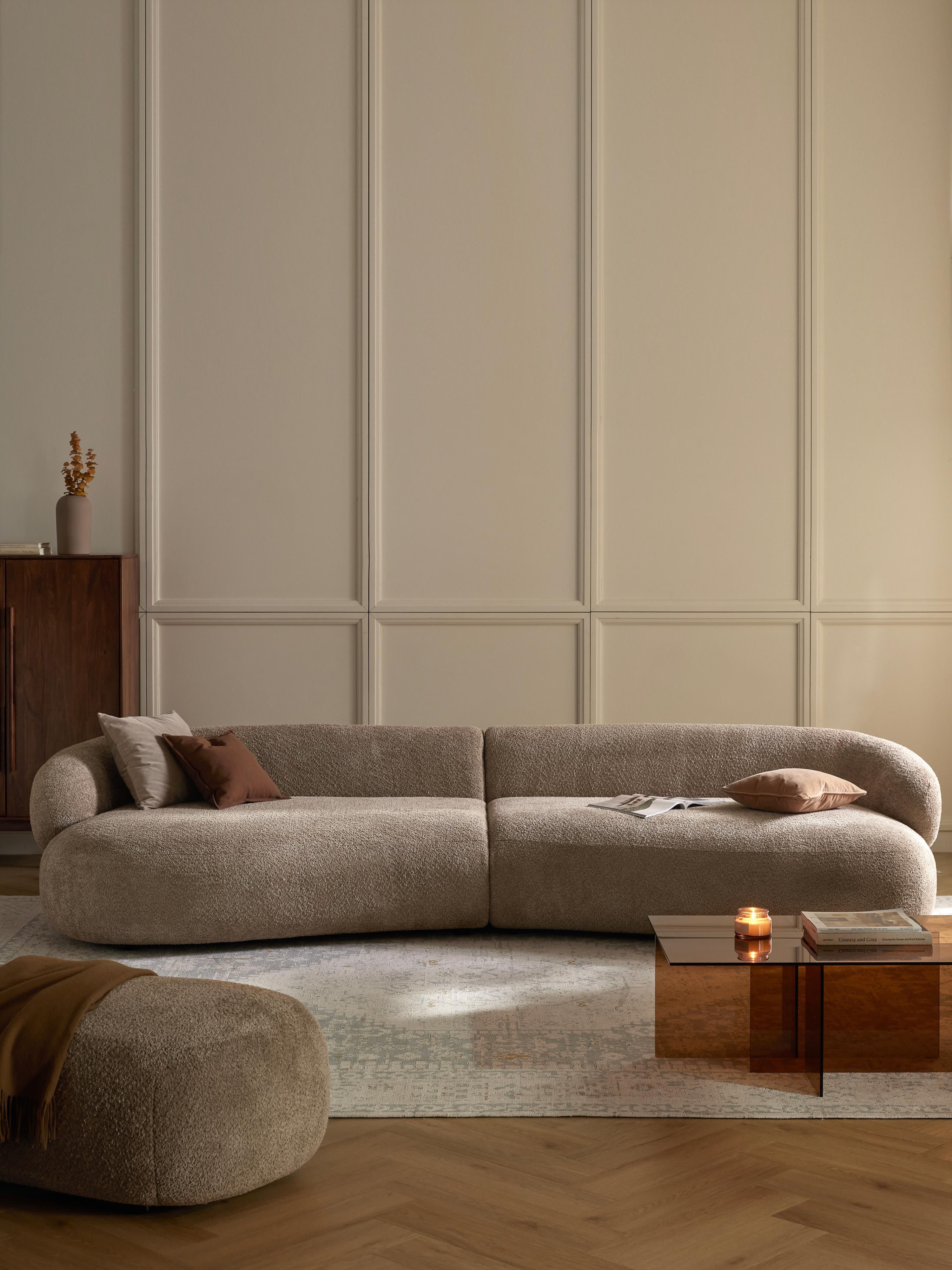 Alba Teddy Bouclé Sofa (4-seater)