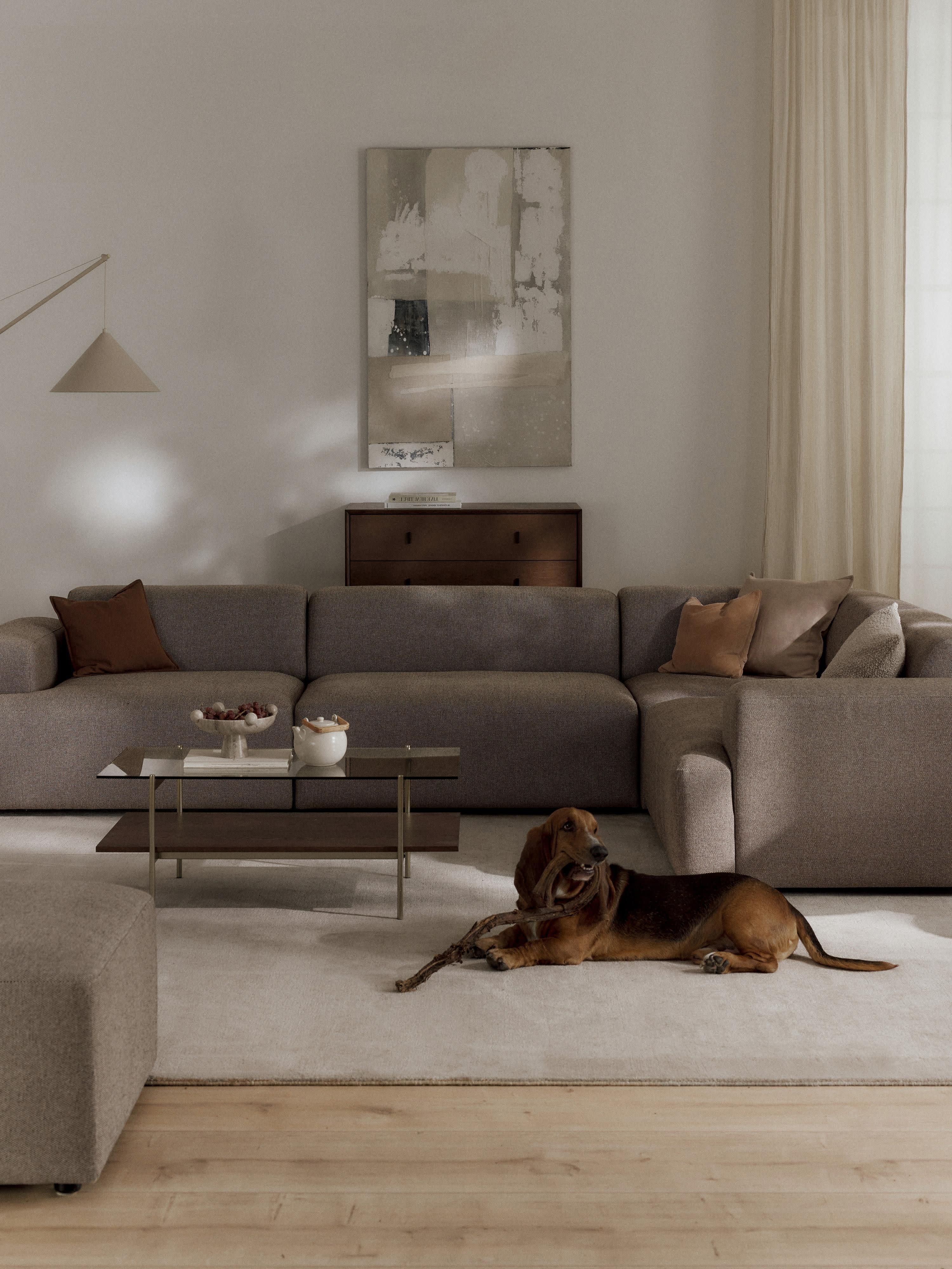 Melva Large Corner Sofa (4-seater)
