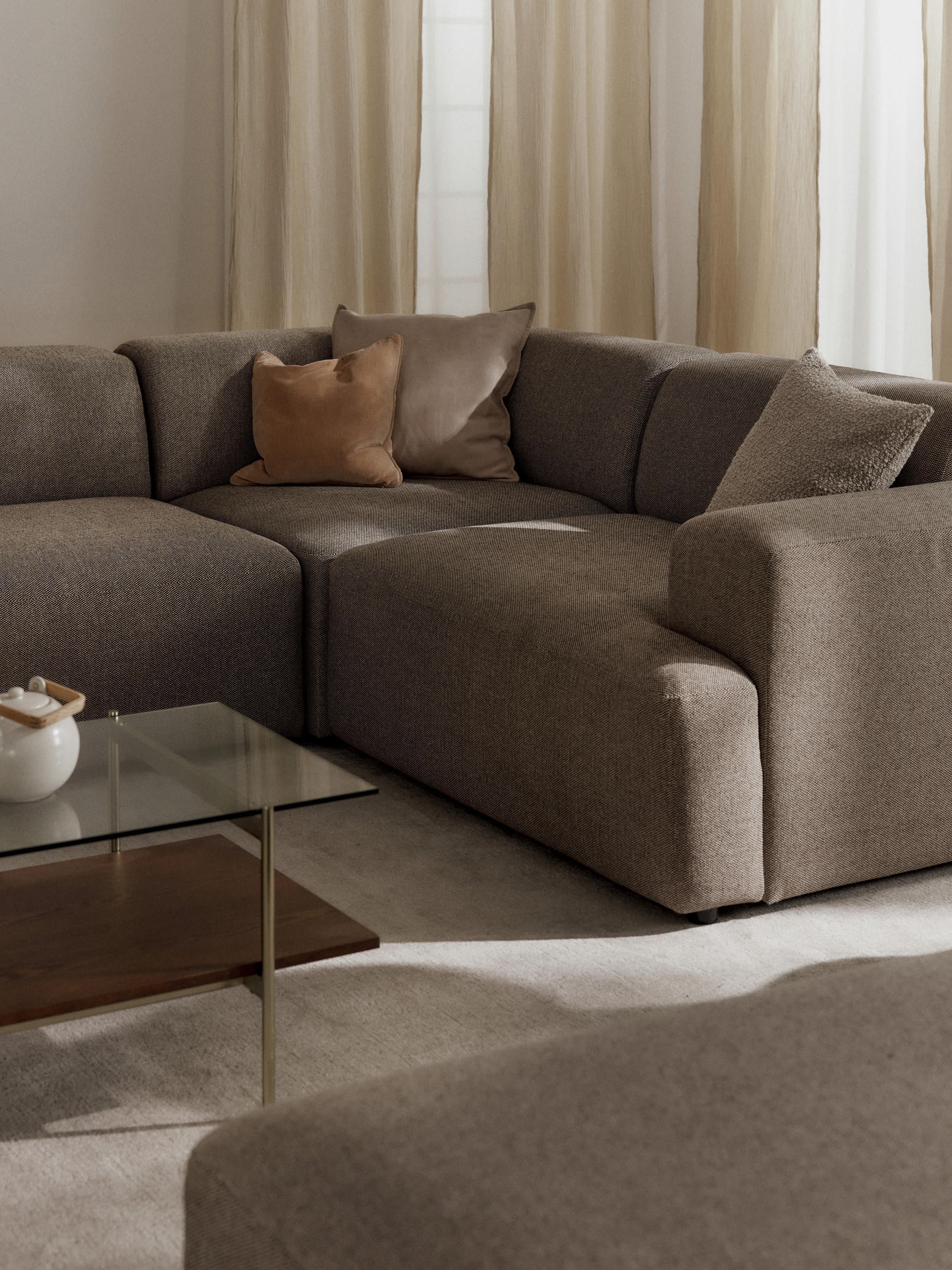 Melva Large Corner Sofa (4-seater)