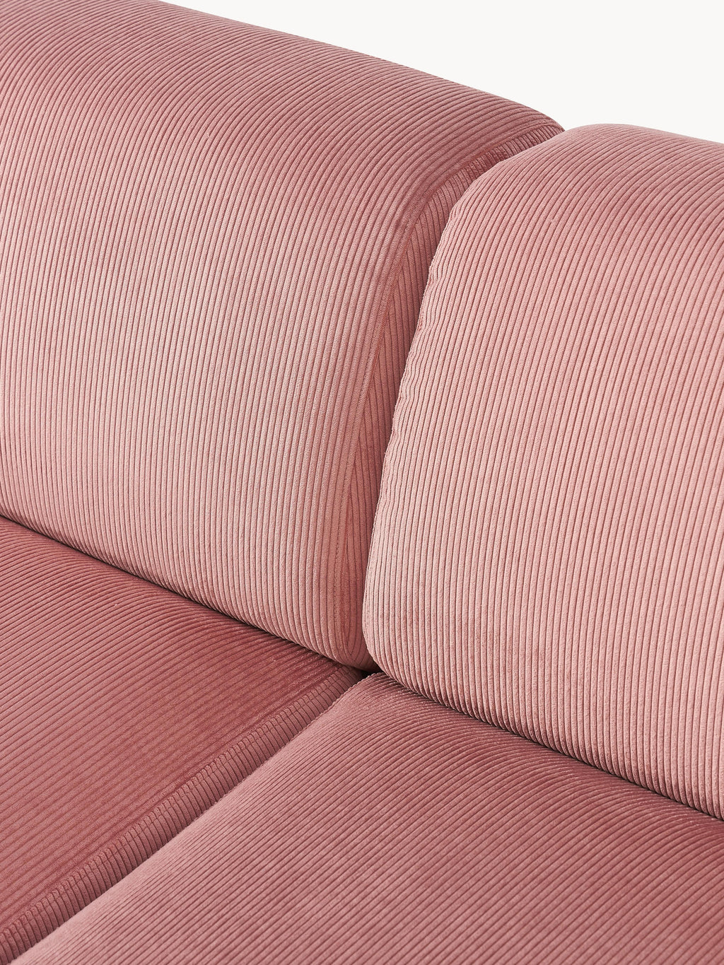 Melva Corduroy Corner Sofa (4-seater)