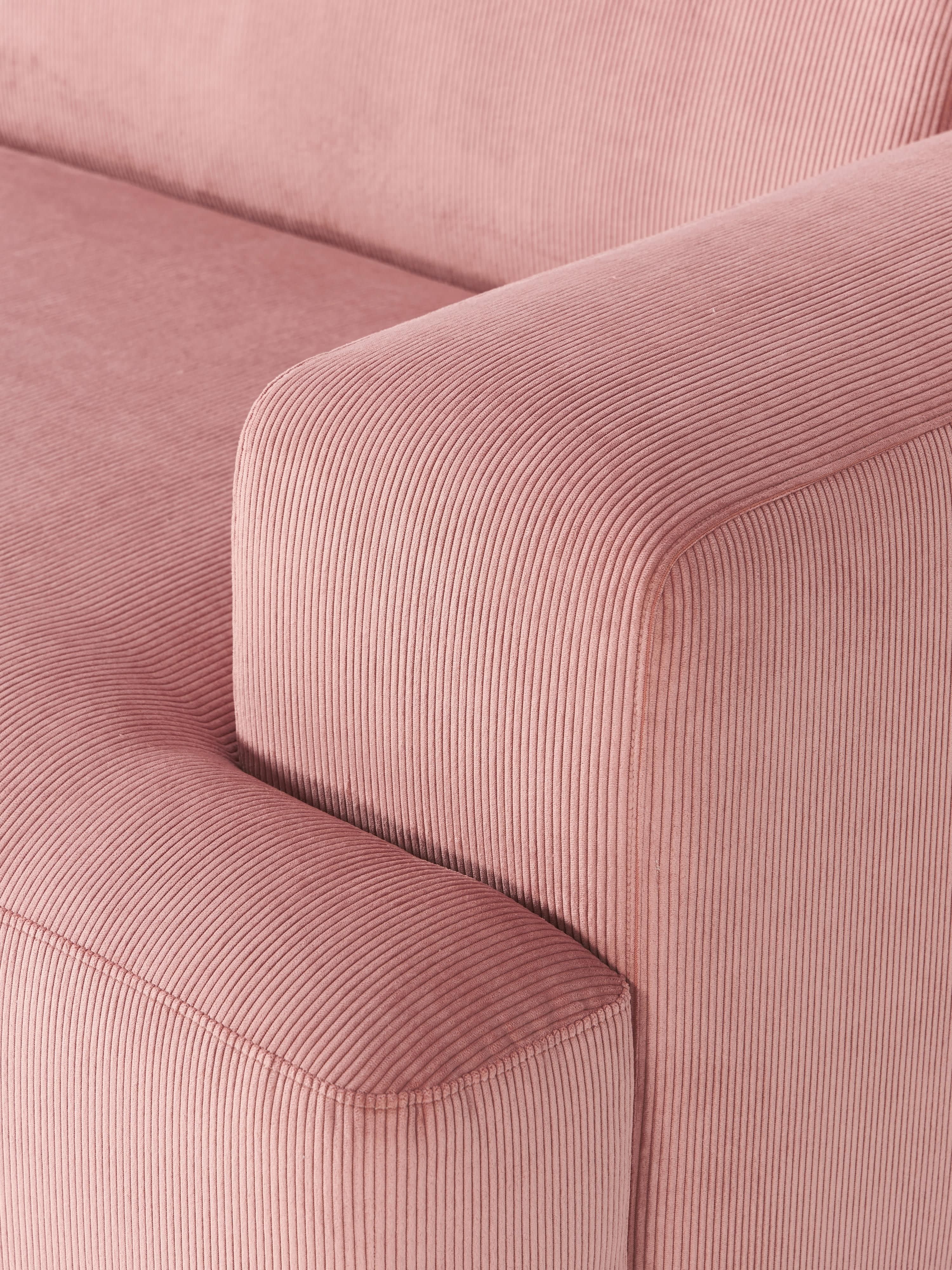 Melva Corduroy Corner Sofa (4-seater)