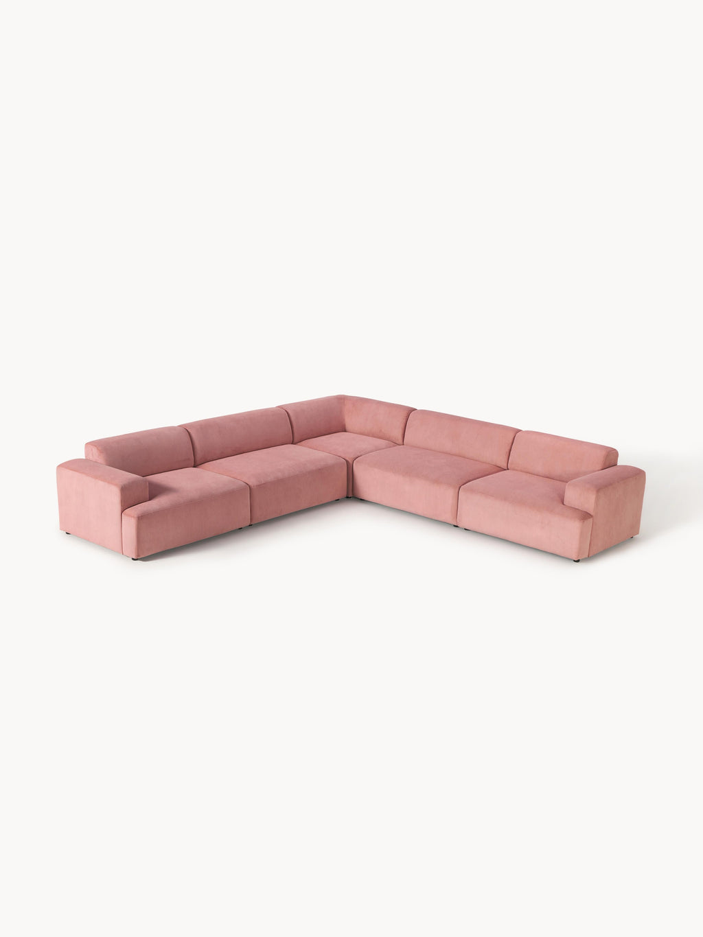Gallery image 1 - Corduroy Corner Sofa Melva (4-seater)