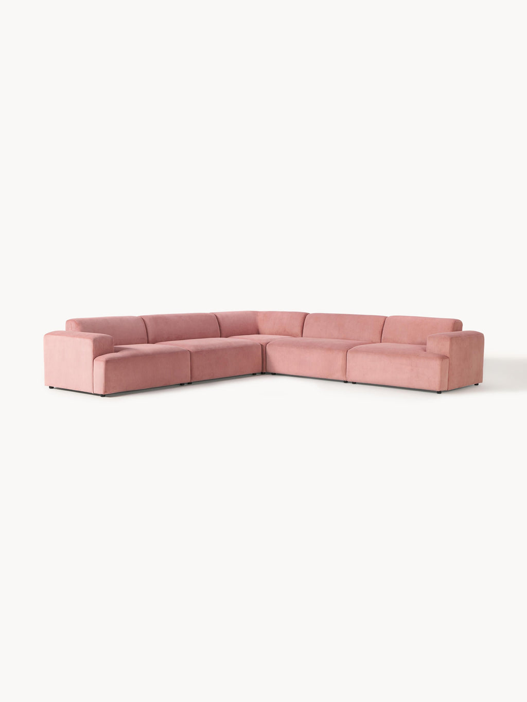 Melva Corduroy Corner Sofa (4-seater)