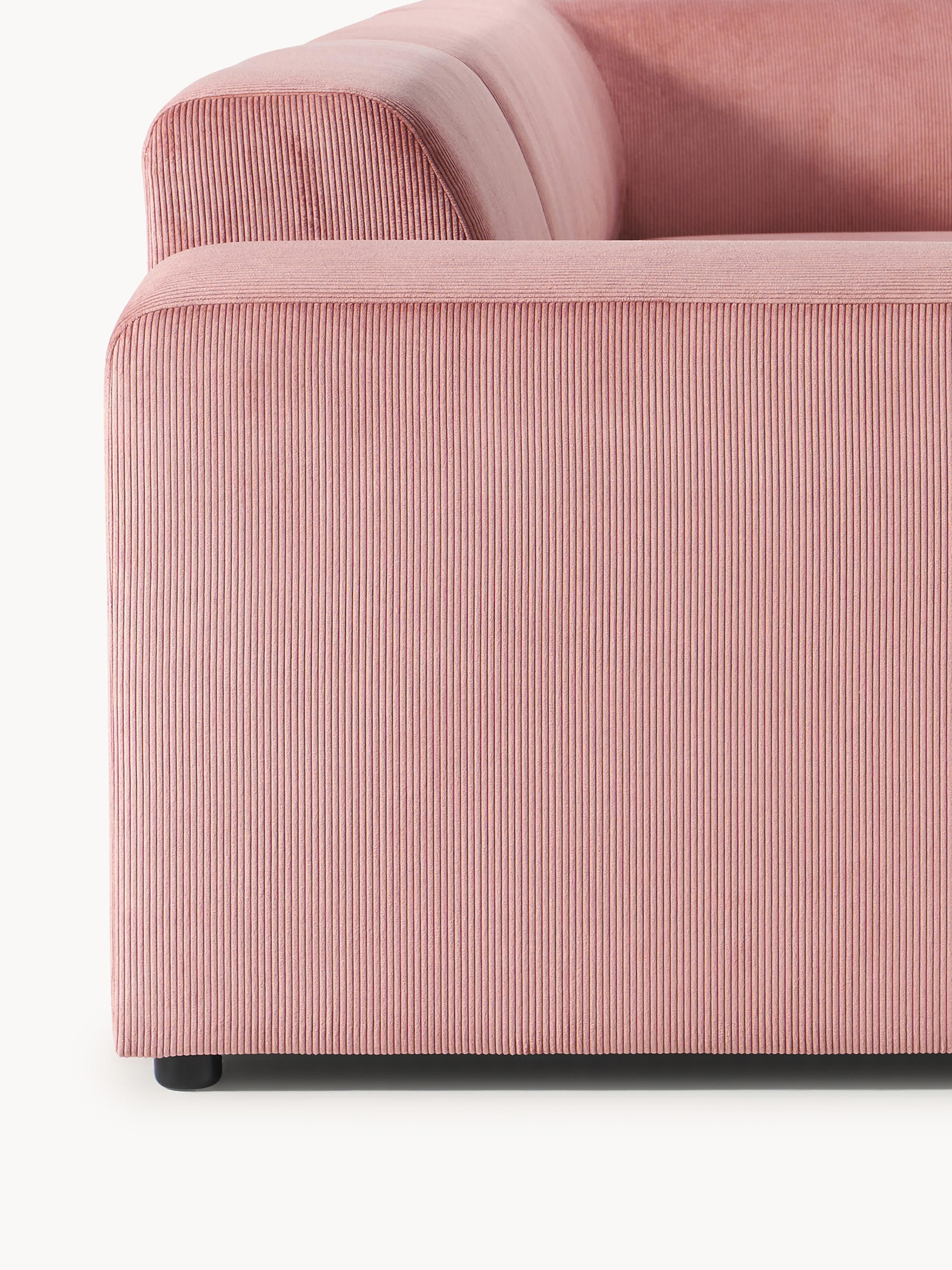 Melva Corduroy Corner Sofa (4-seater)