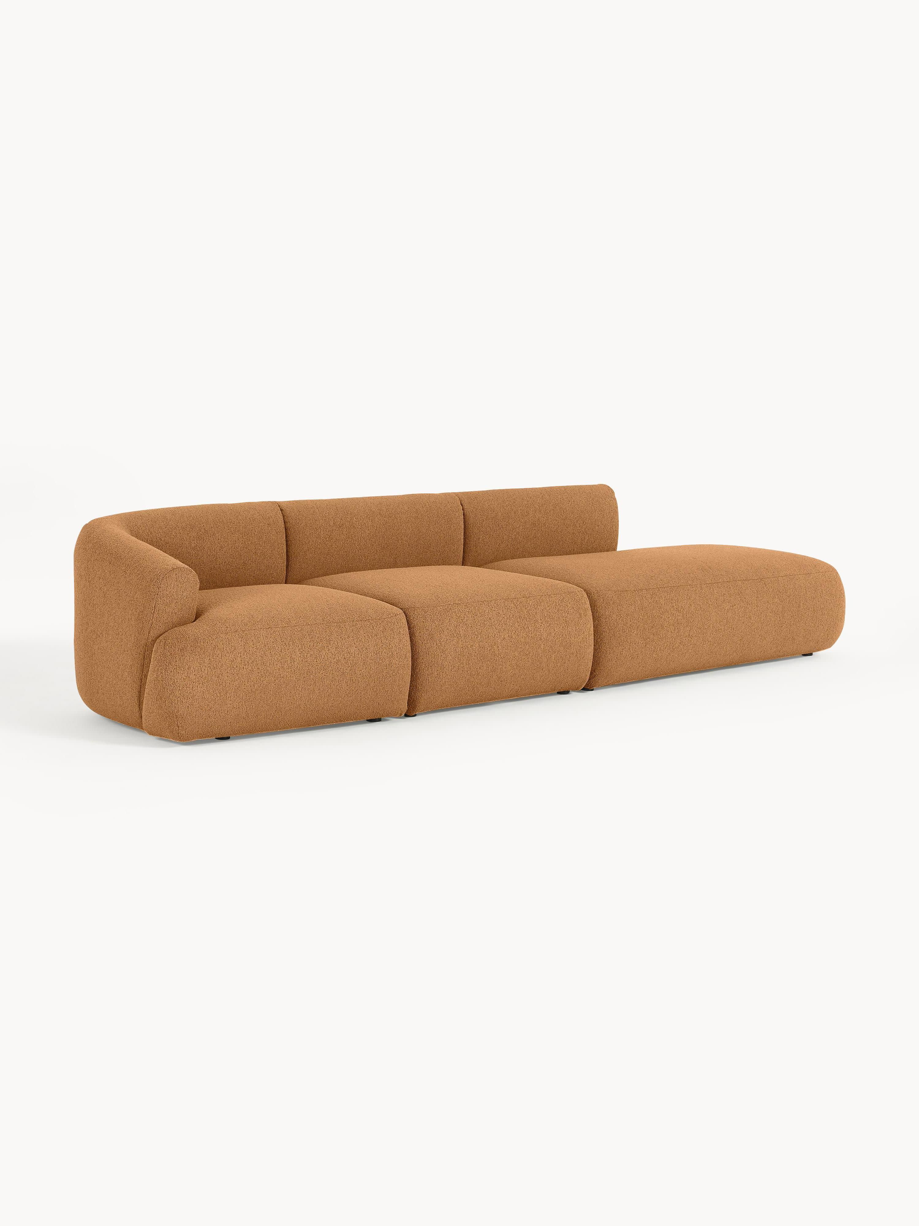Sofia Modular Bouclé Chaise (4-seater)