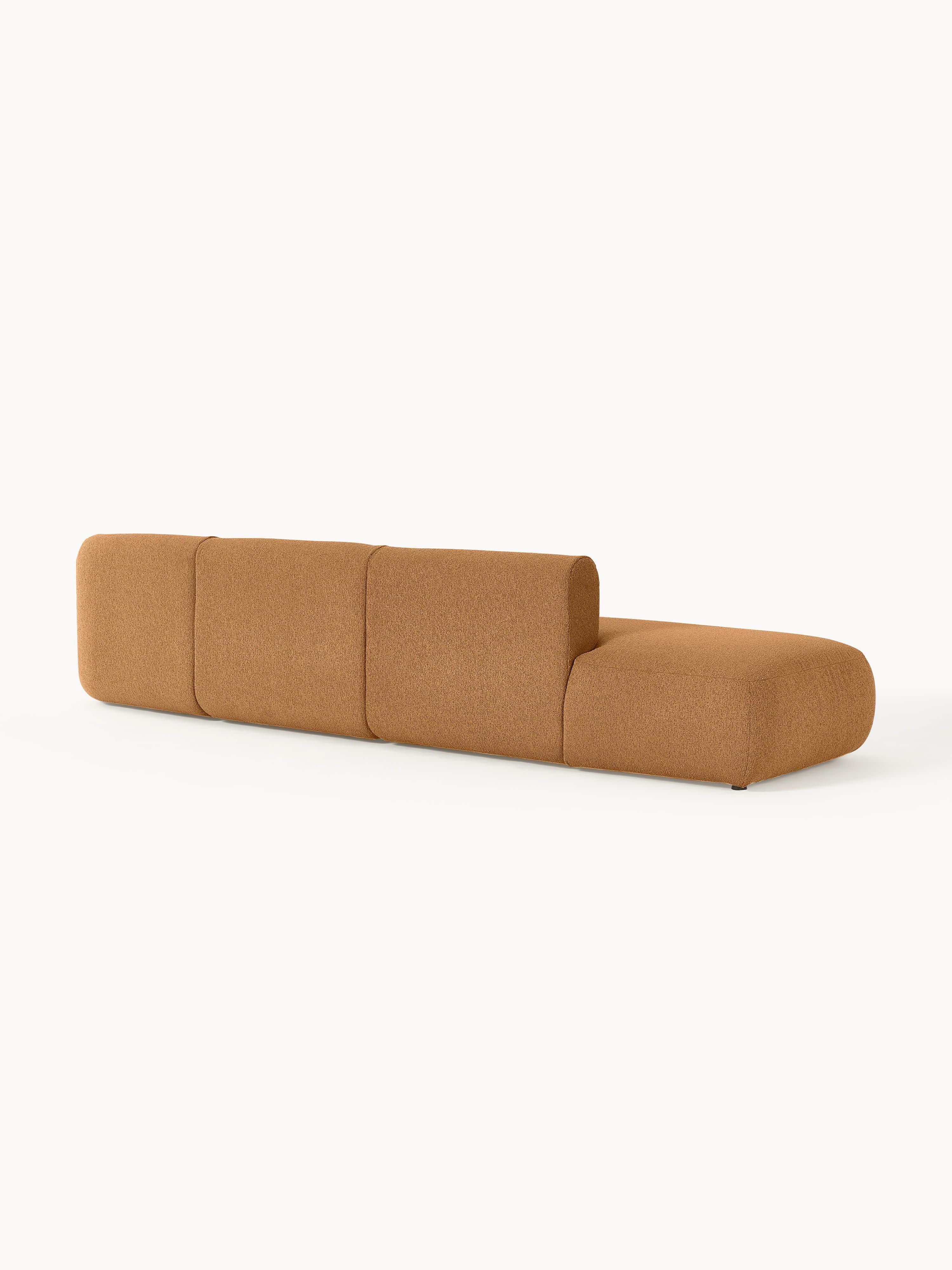 Sofia Modular Bouclé Chaise (4-seater)