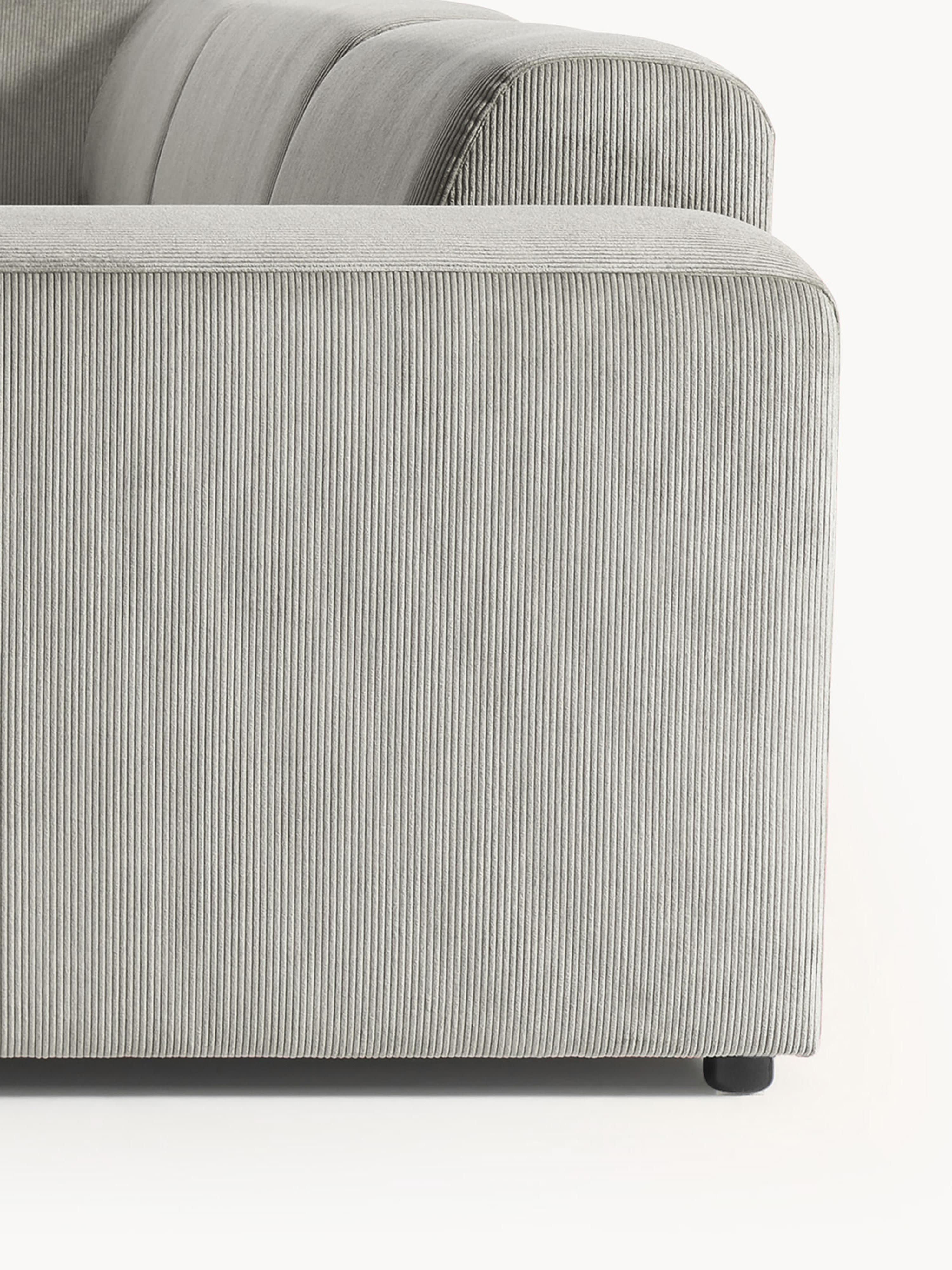 Melva XL Corduroy Corner Sofa