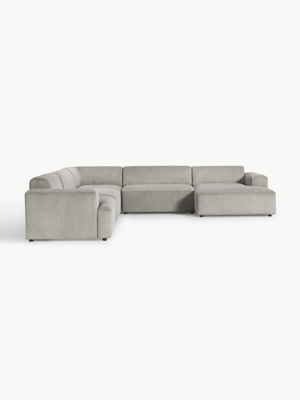 Melva XL Corduroy Corner Sofa