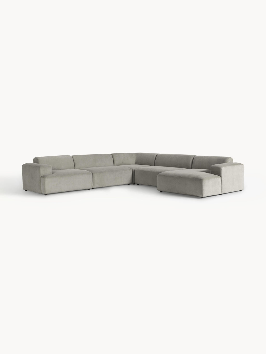 Melva XL Corduroy Corner Sofa