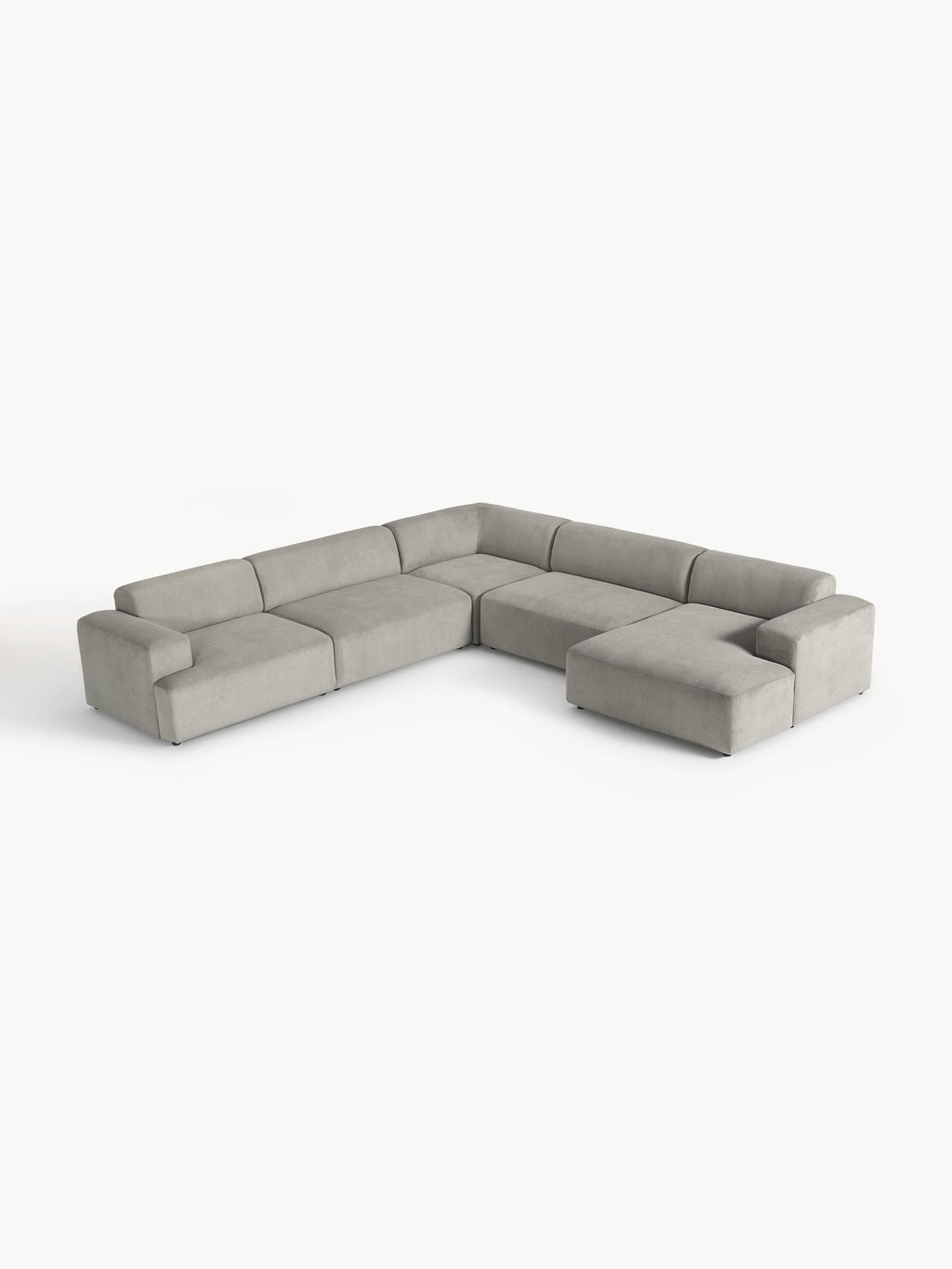 Gallery image 1 - XL Corduroy Corner Sofa Melva