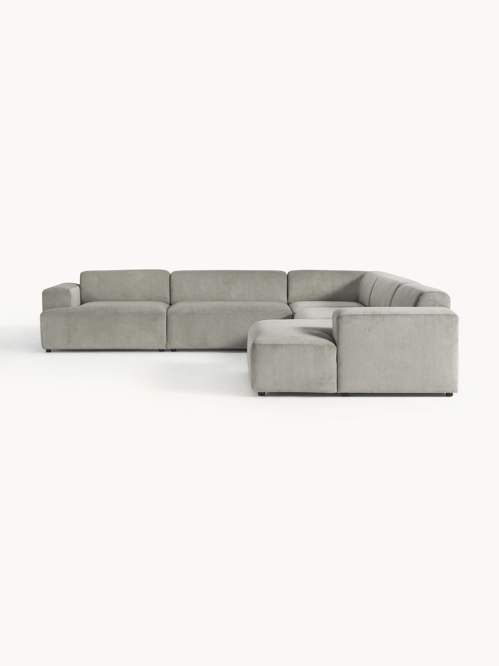 Melva XL Corduroy Corner Sofa