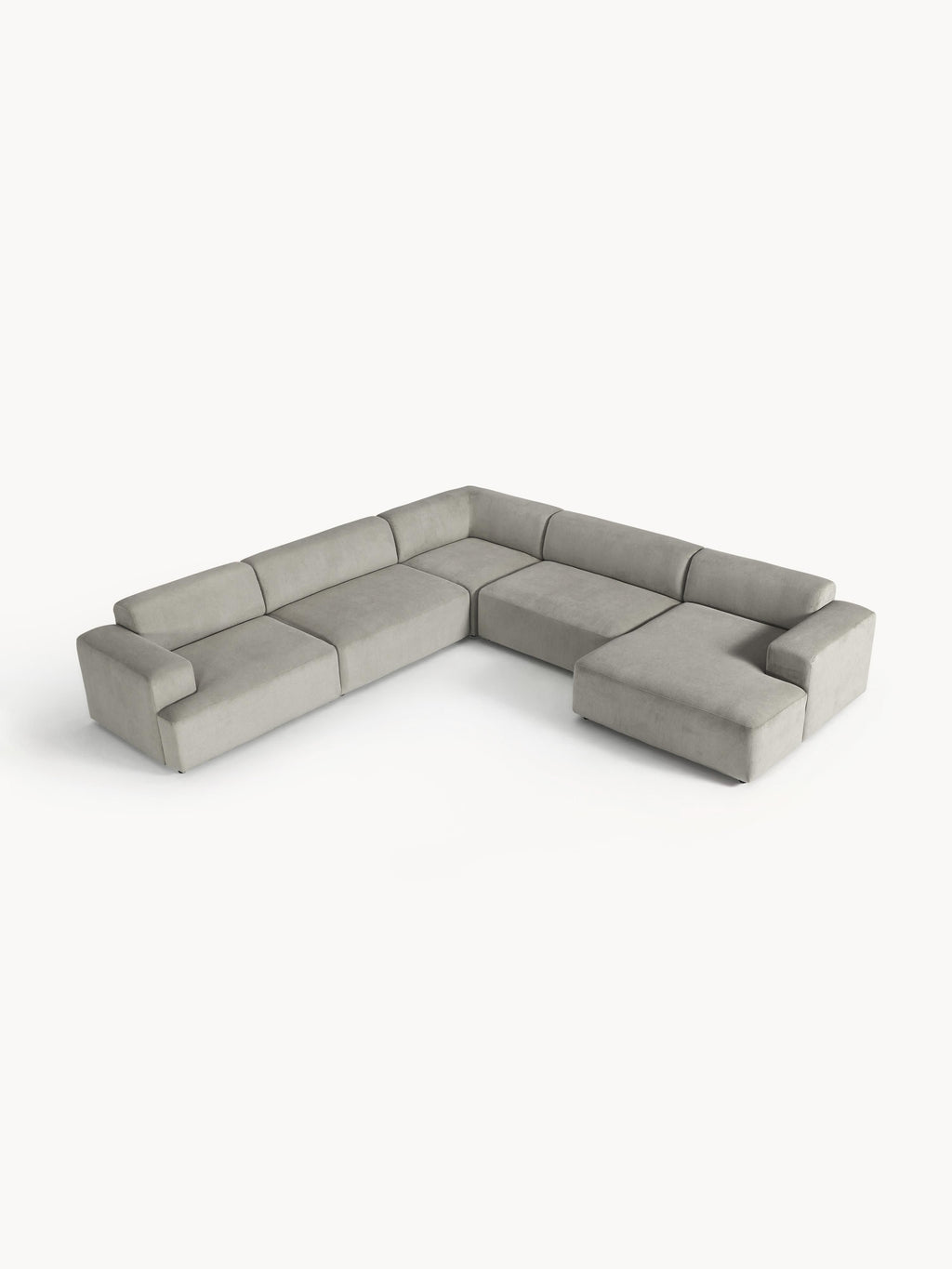 Melva XL Corduroy Corner Sofa