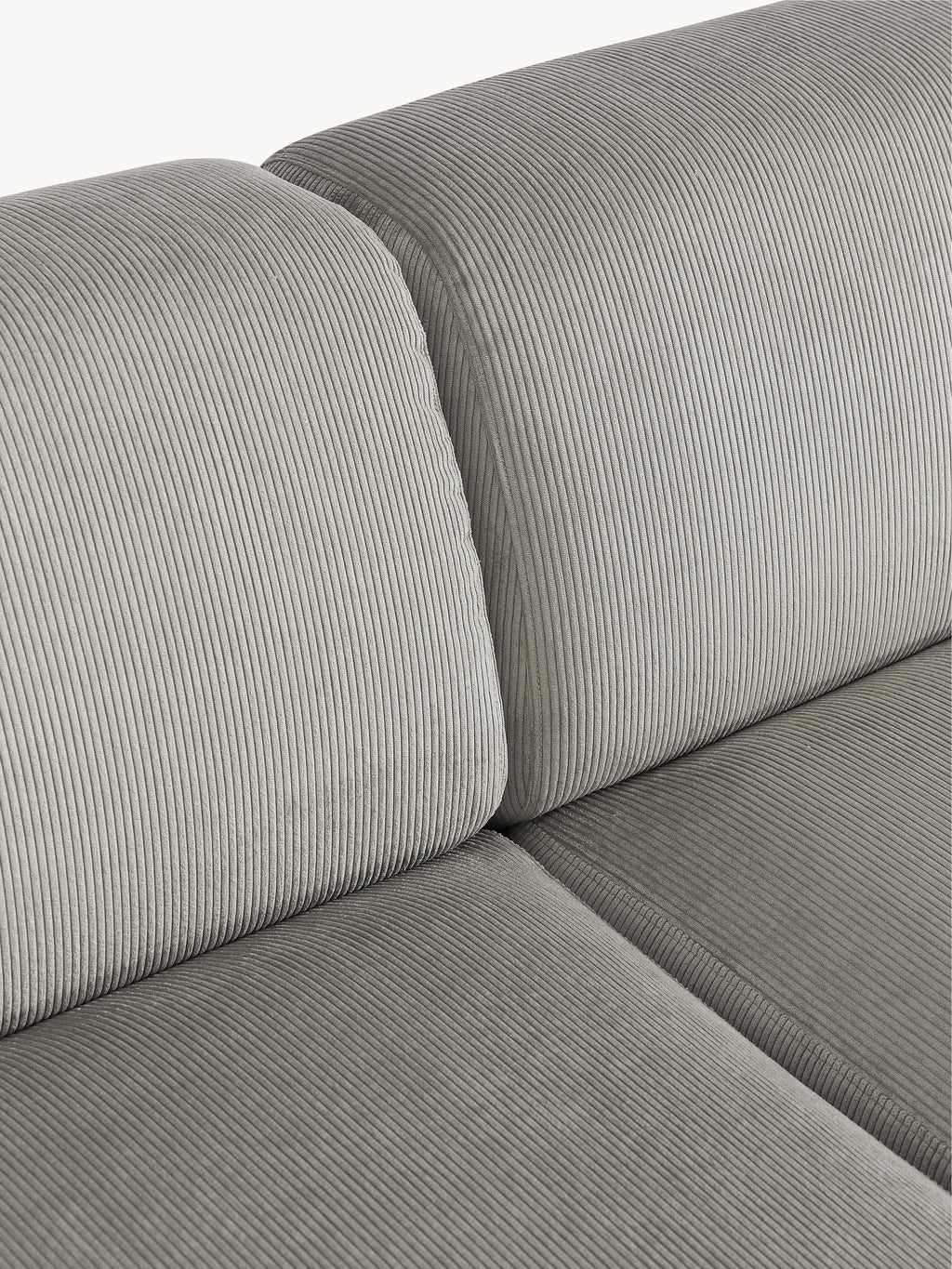 Melva XL Corduroy Corner Sofa