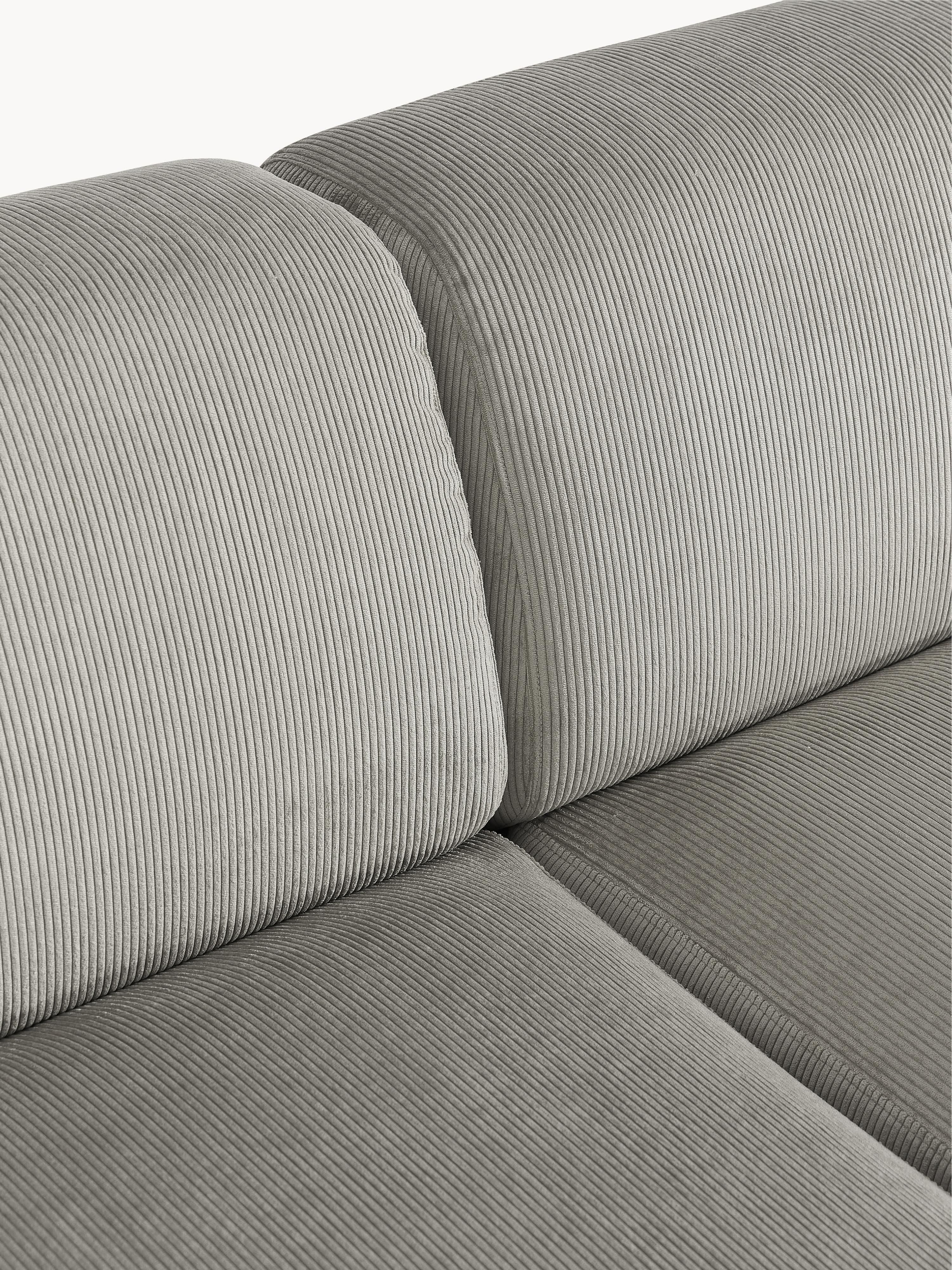 Melva XL Corduroy Corner Sofa