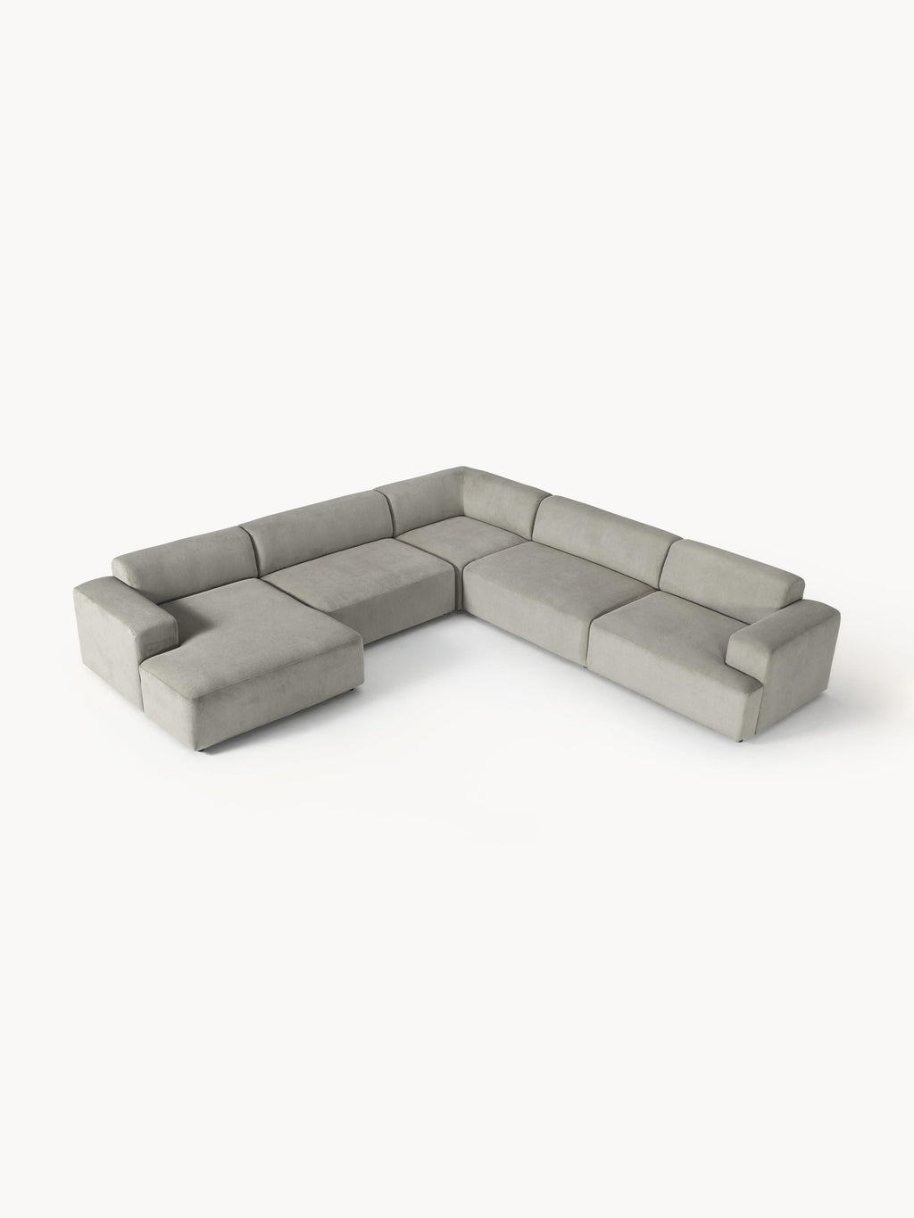 Melva XL Corduroy Corner Sofa