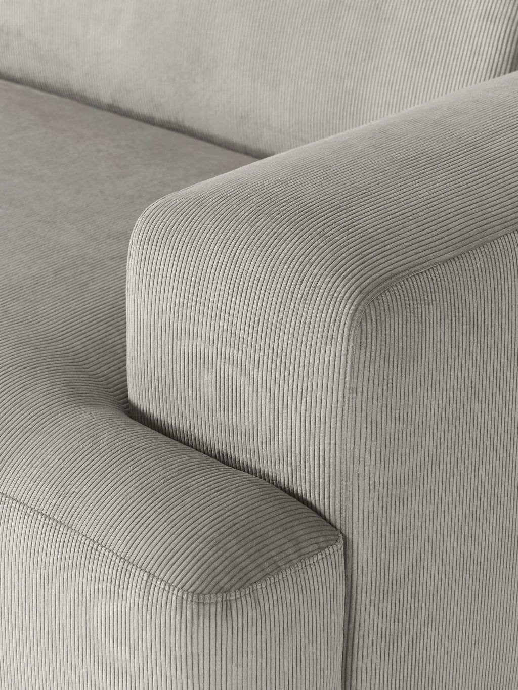 Melva XL Corduroy Corner Sofa