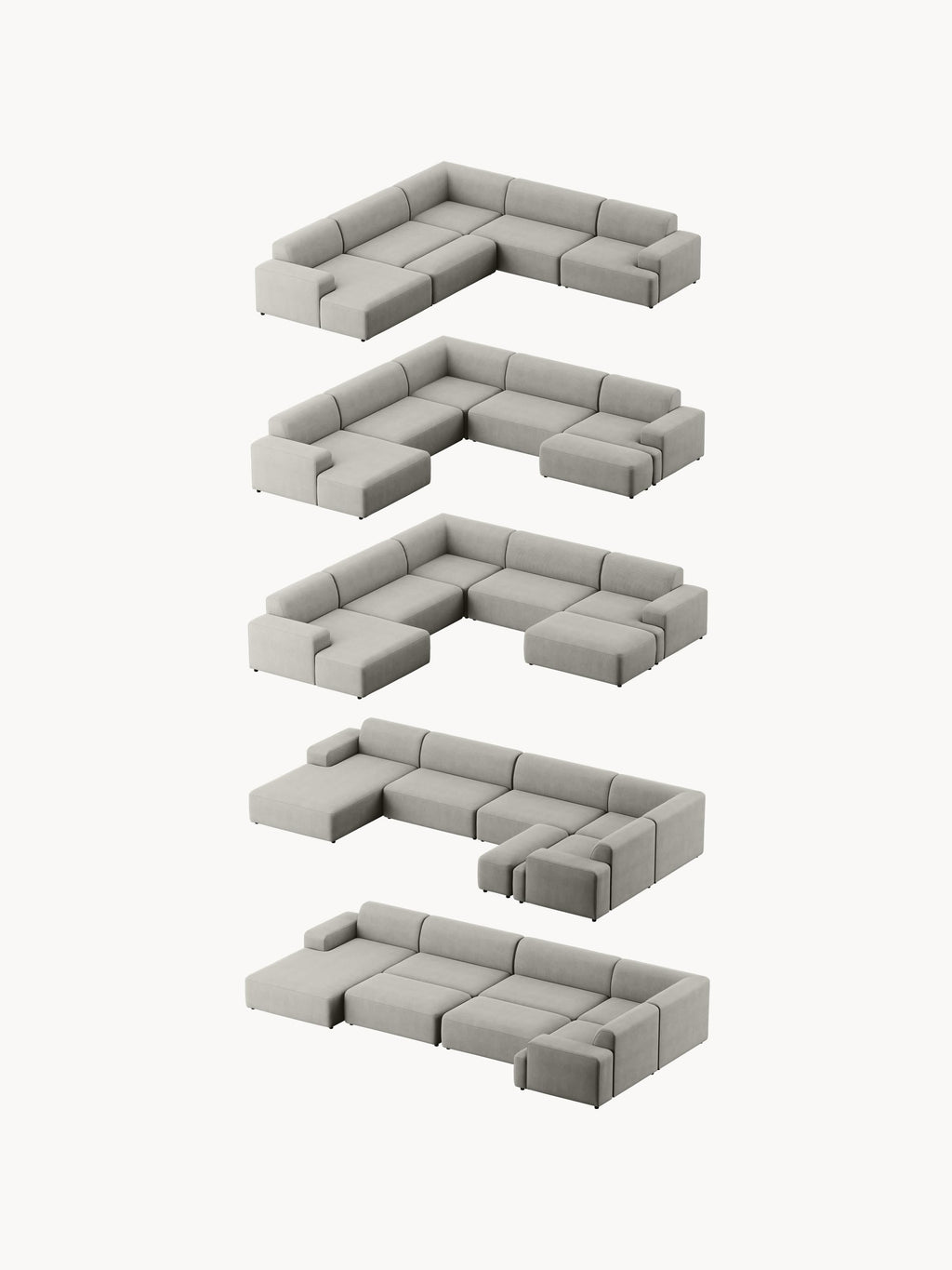 Melva XL Corduroy Corner Sofa