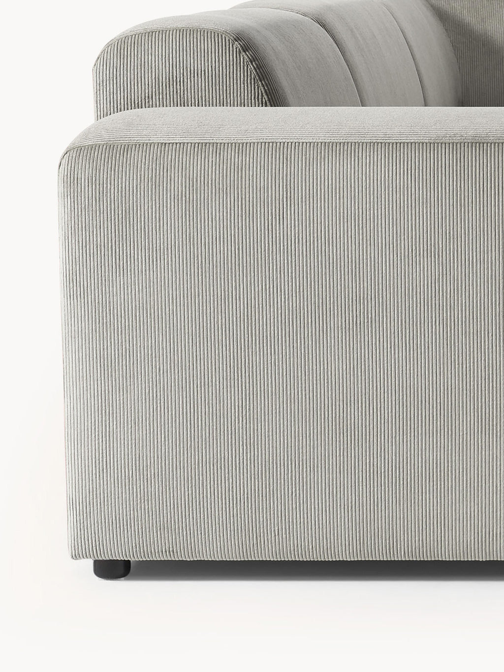 Melva XL Corduroy Corner Sofa