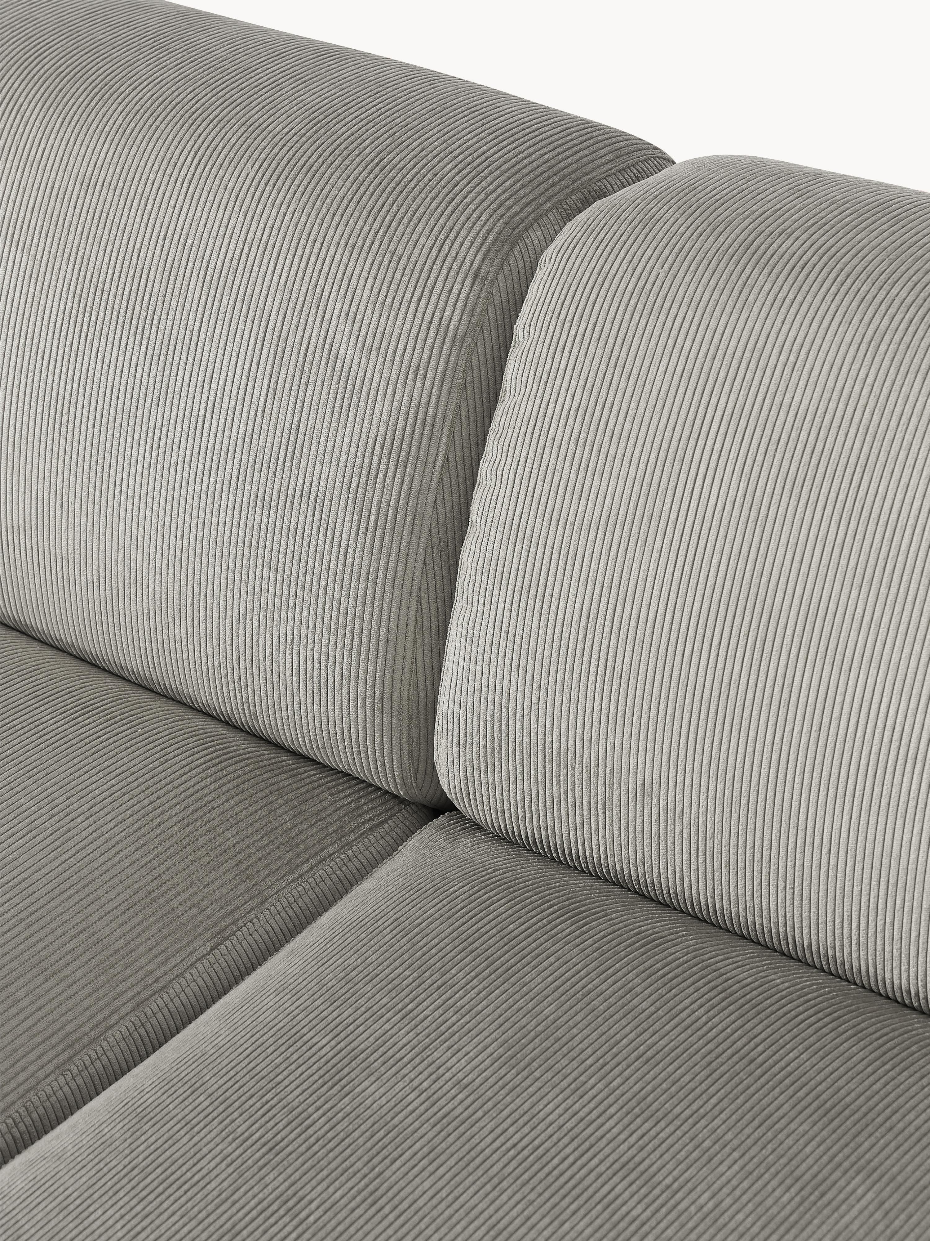 Melva XL Corduroy Corner Sofa