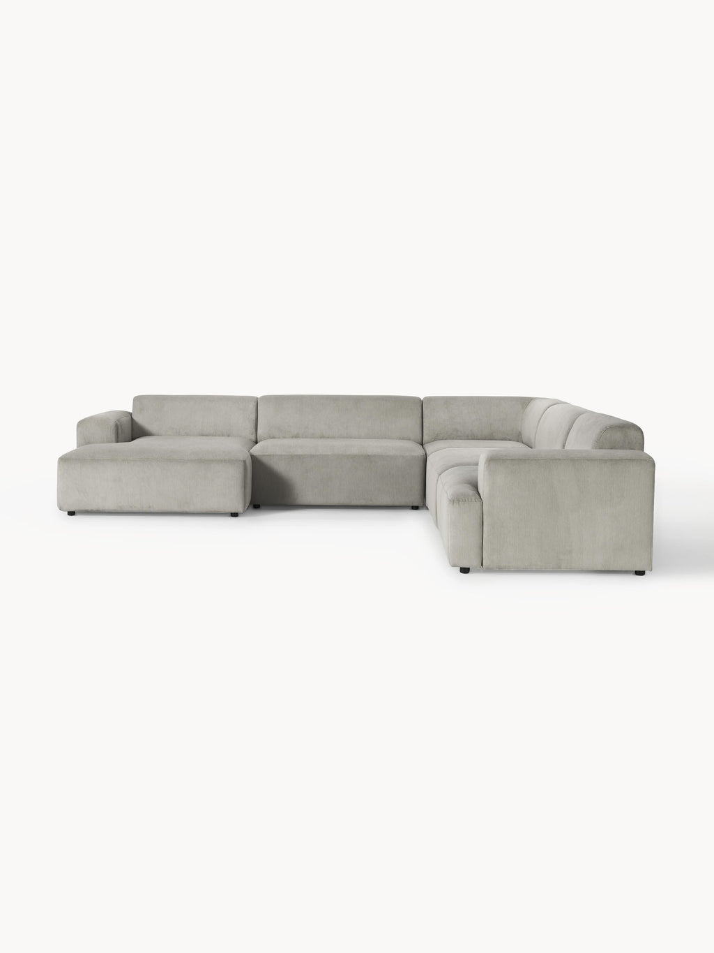 Melva XL Corduroy Corner Sofa