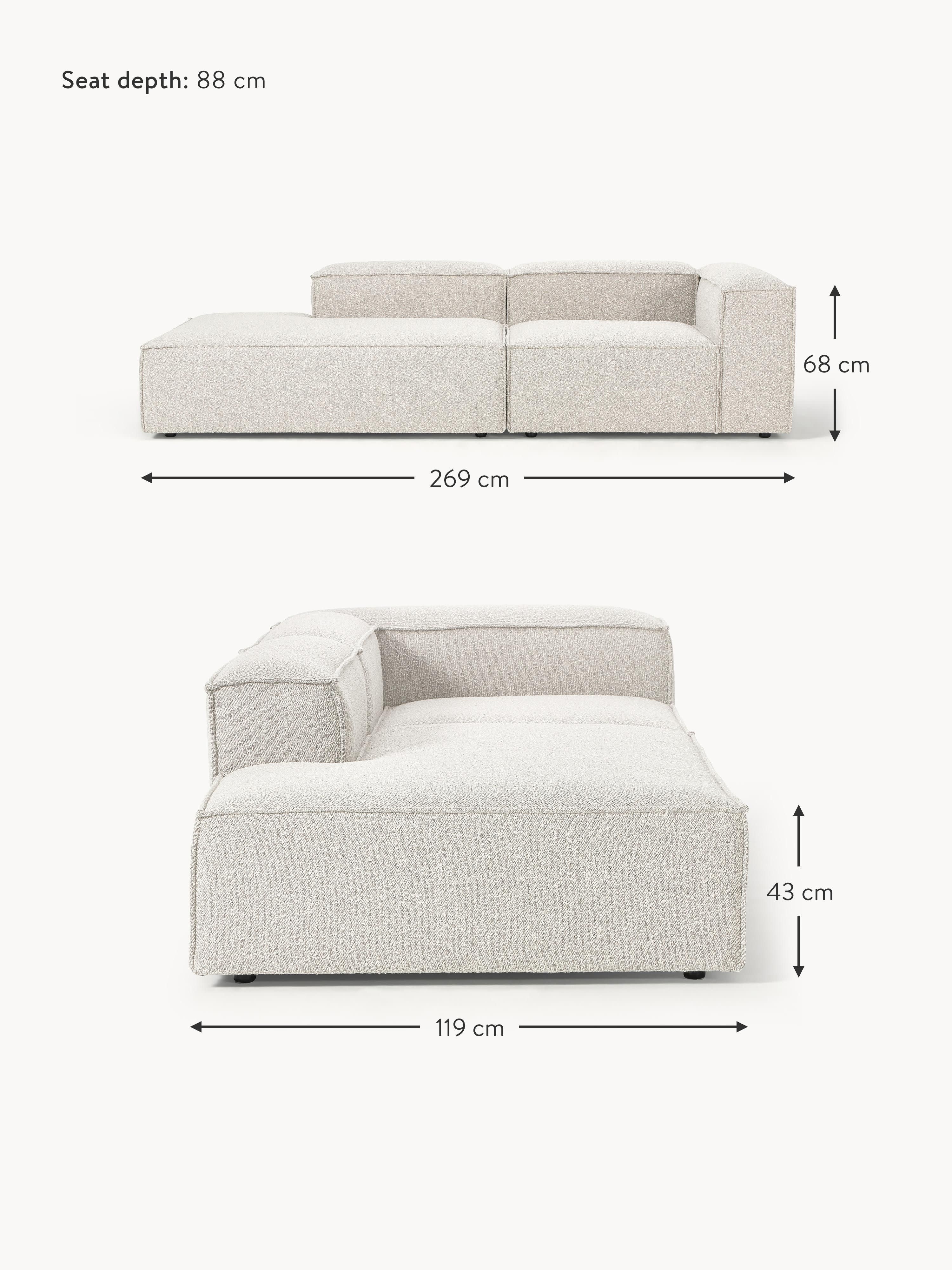 Lennon Bouclé Modular Ottoman