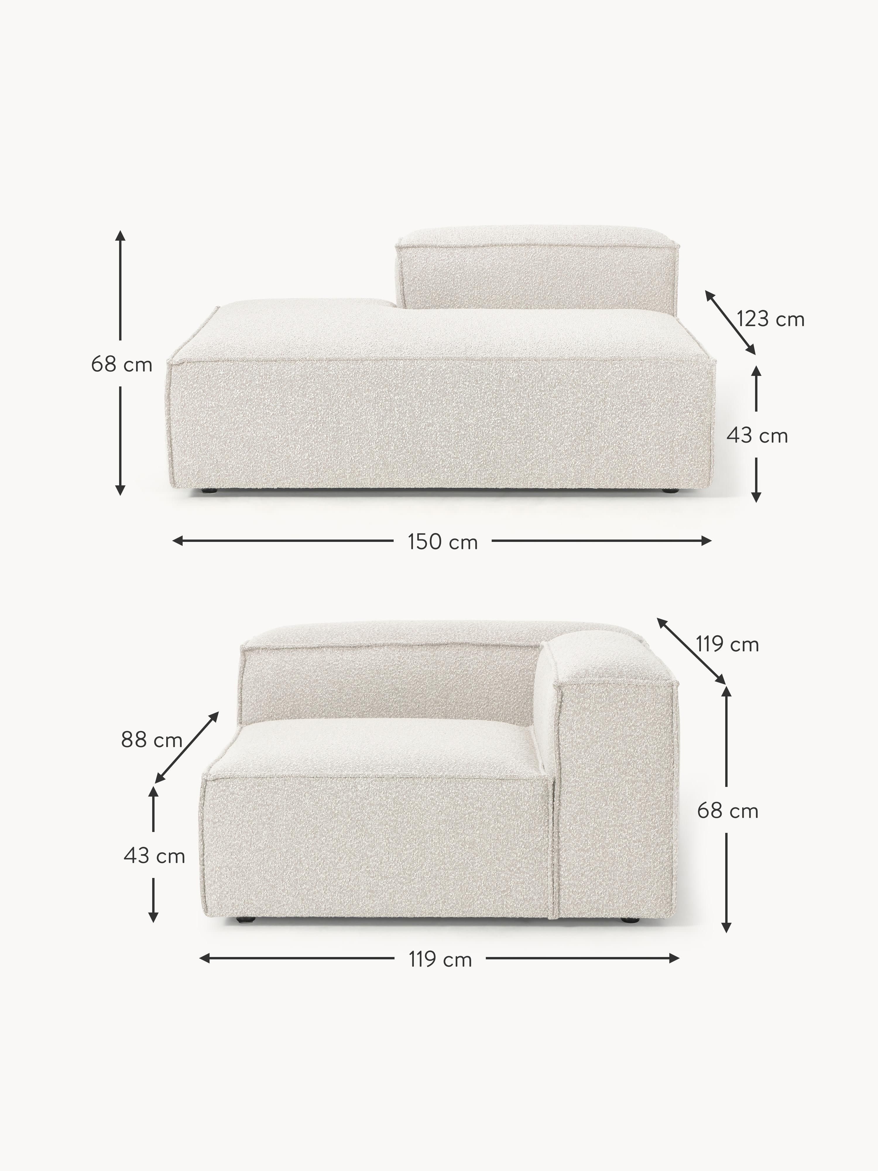 Lennon Bouclé Modular Ottoman