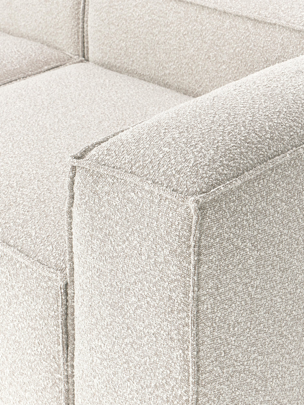 Lennon Bouclé Modular Ottoman