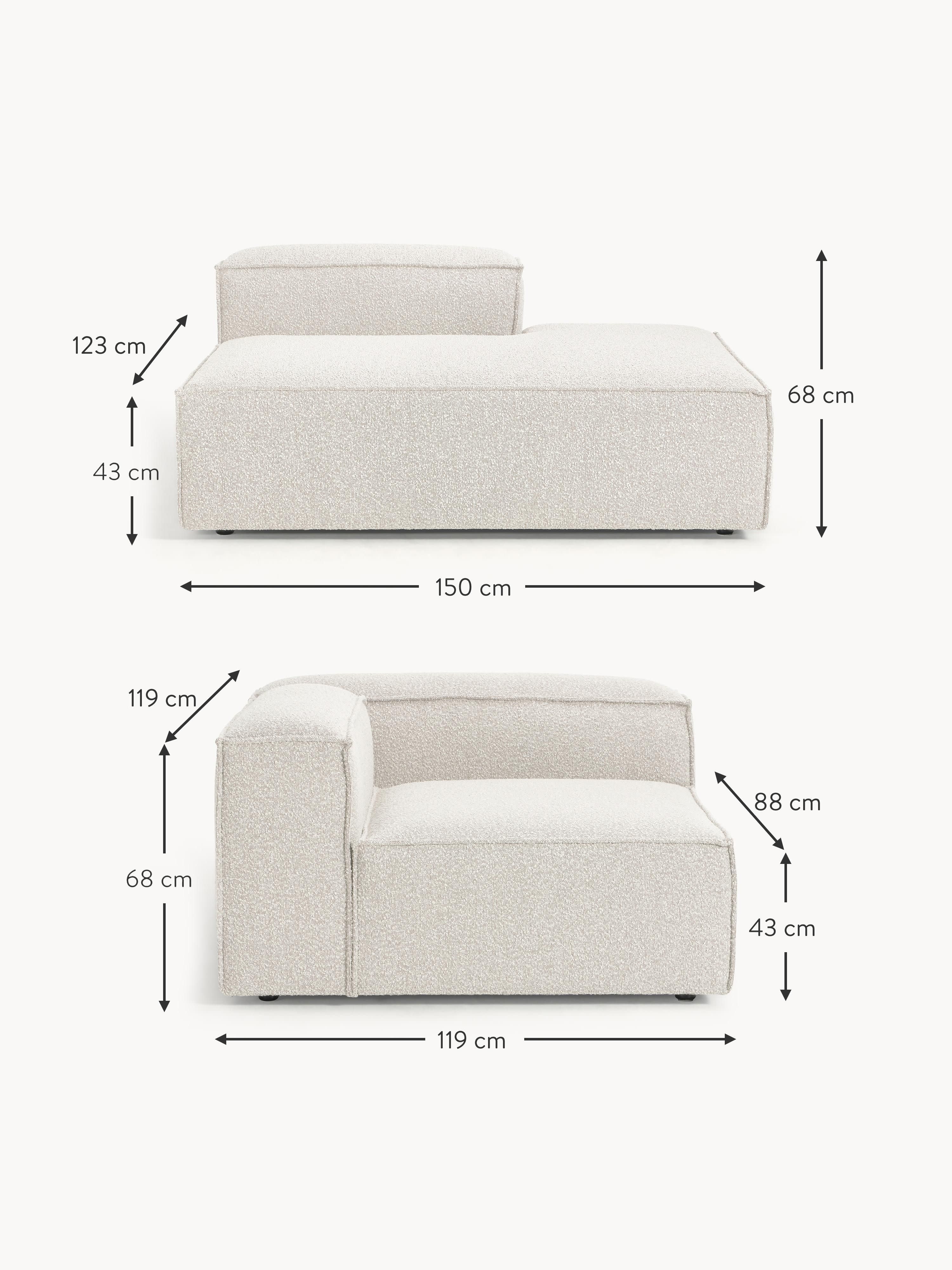 Lennon Bouclé Modular Ottoman