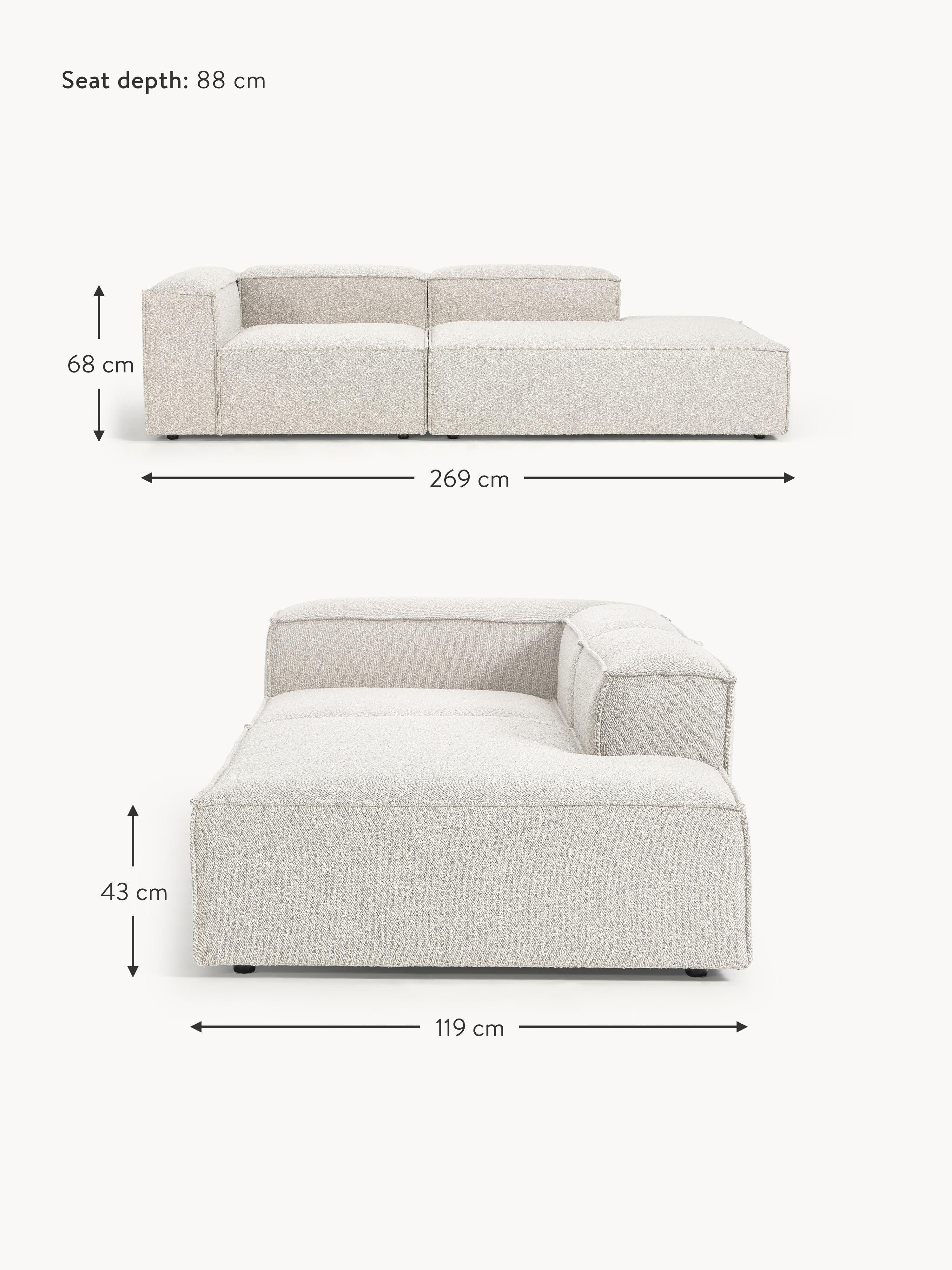 Lennon Bouclé Modular Ottoman