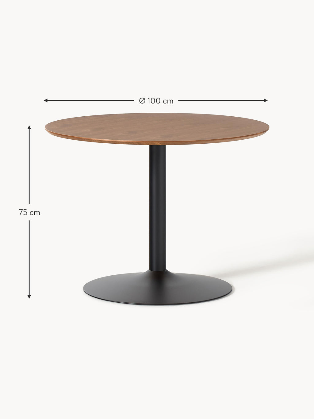 Menorca Round Dining Table, in various sizes