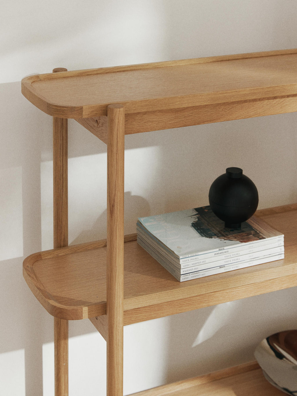 Libby Low Wooden Shelving Unit