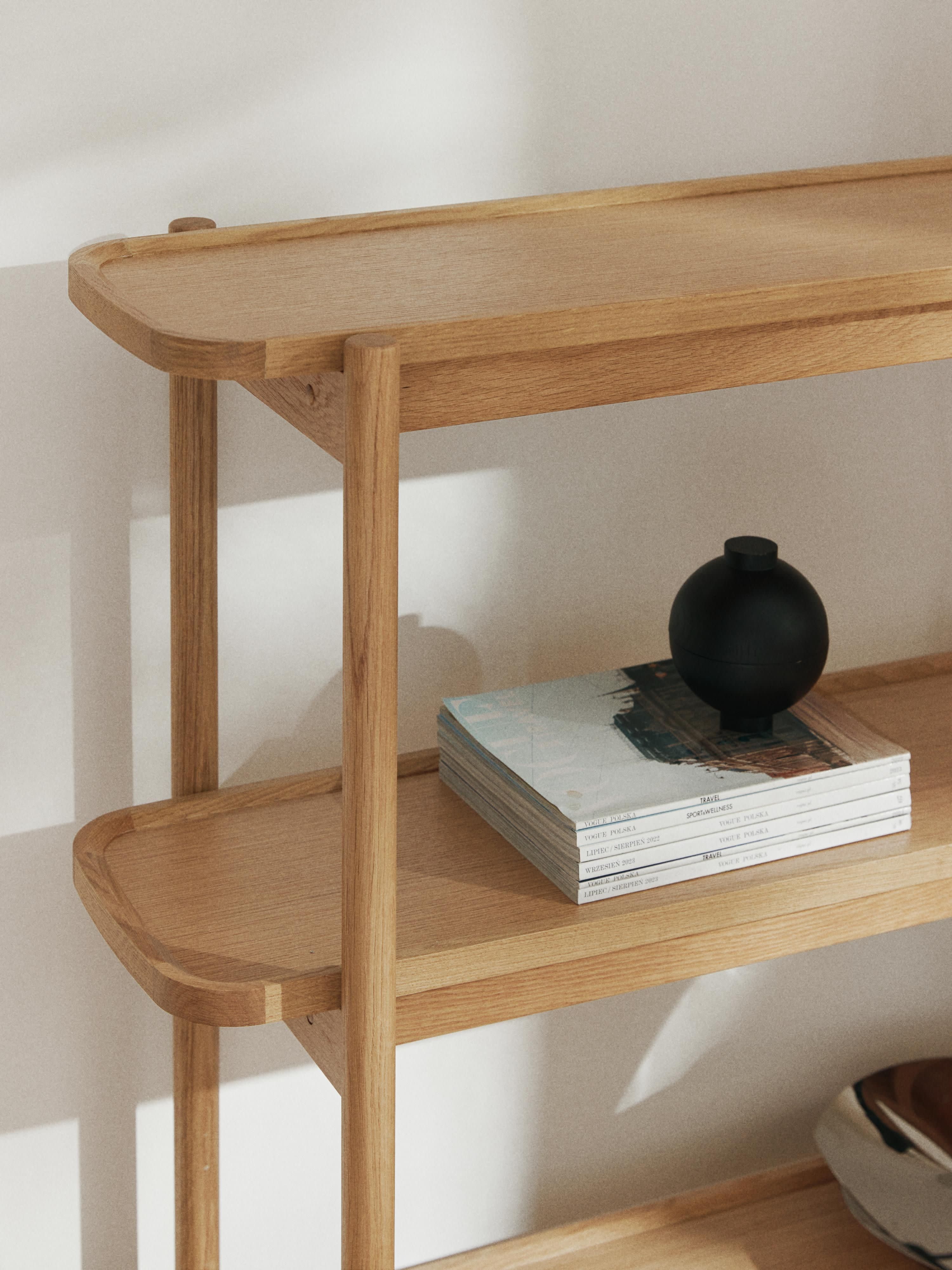 Libby Low Wooden Shelving Unit