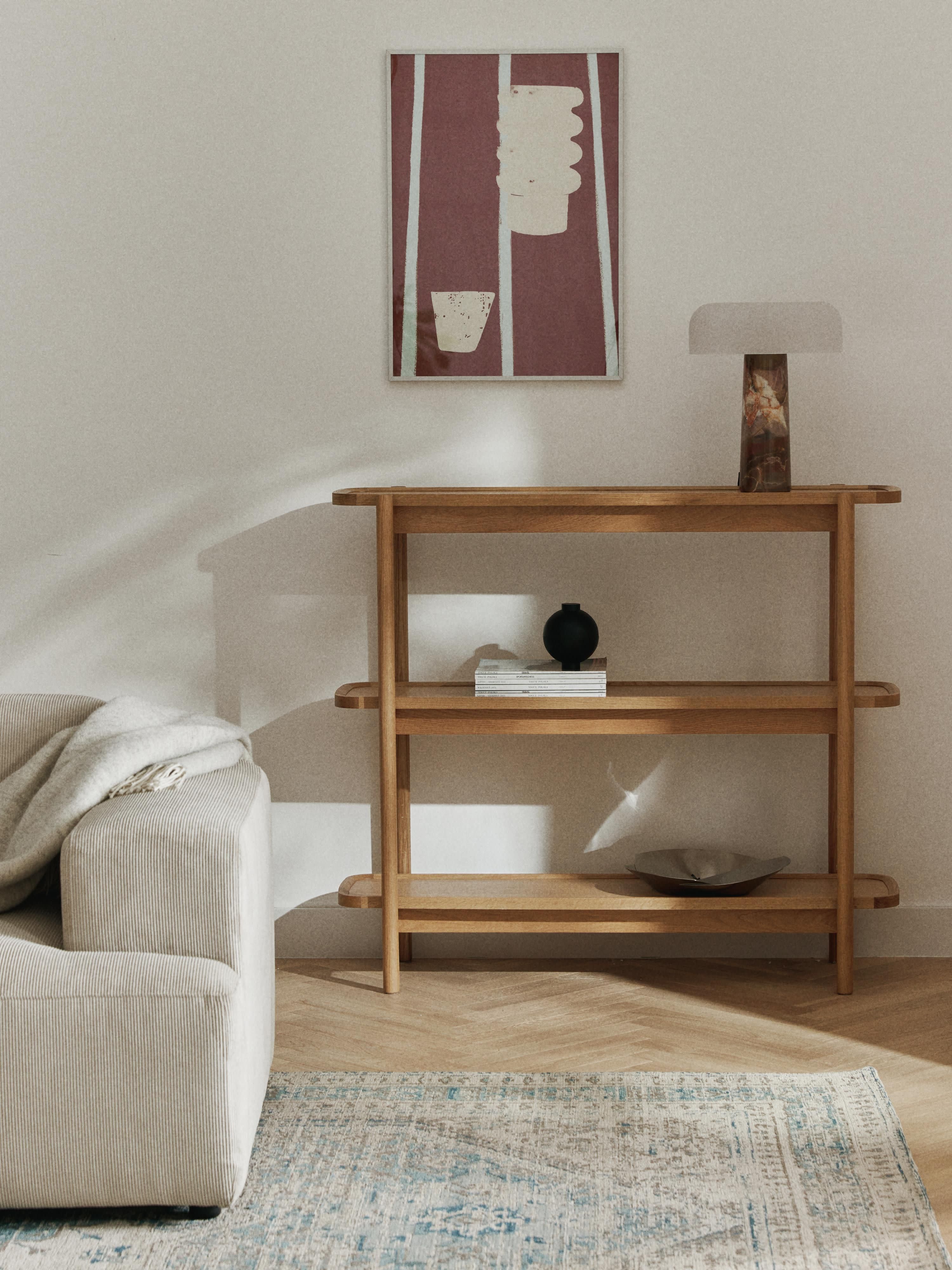 Libby Low Wooden Shelving Unit