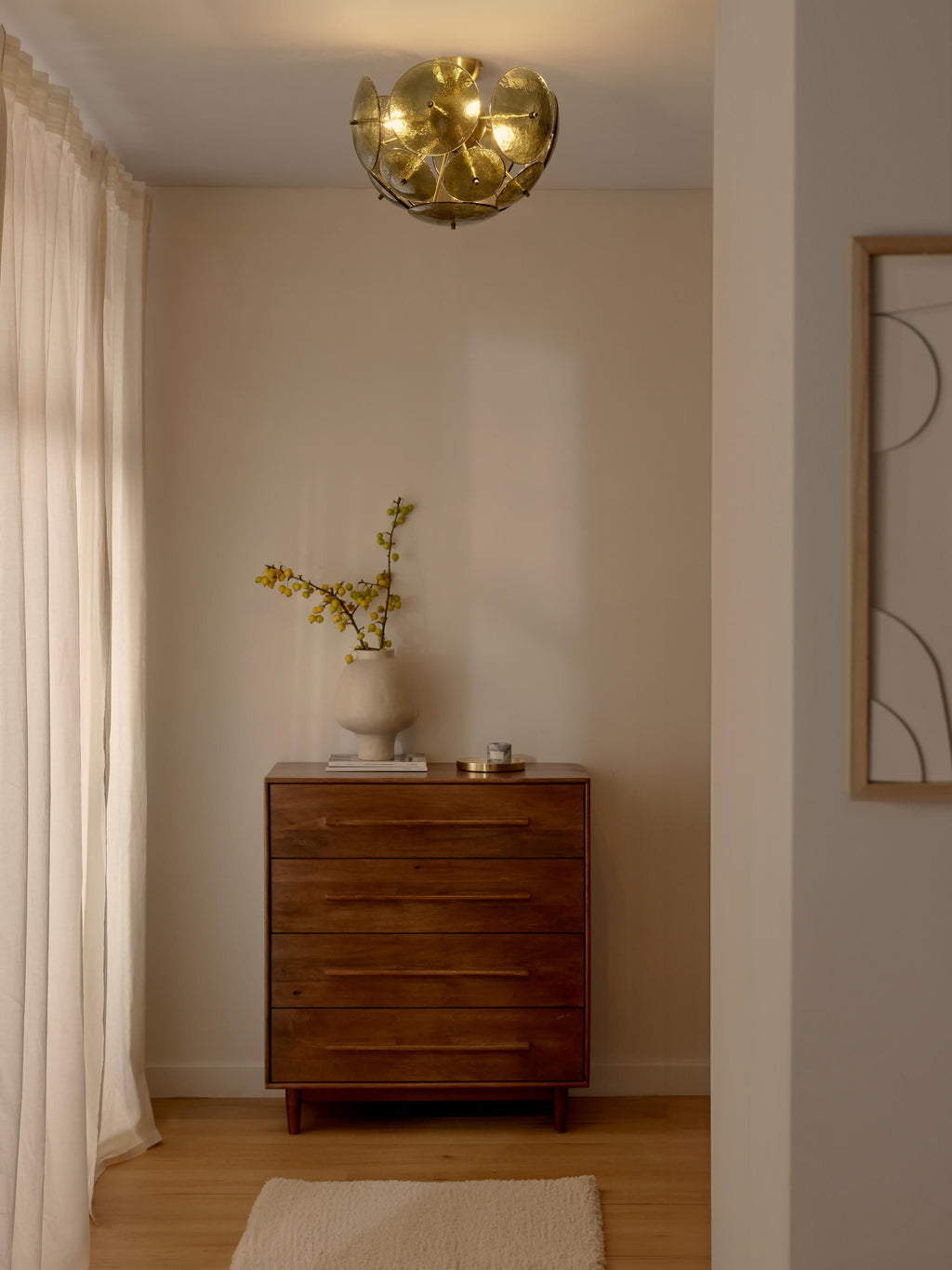 Glass Ceiling Lamp Mireille