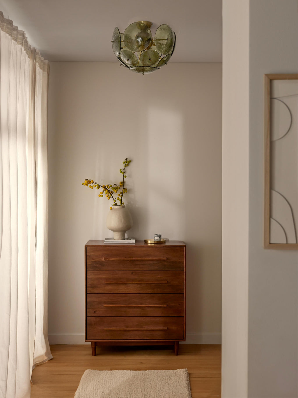 Glass Ceiling Lamp Mireille