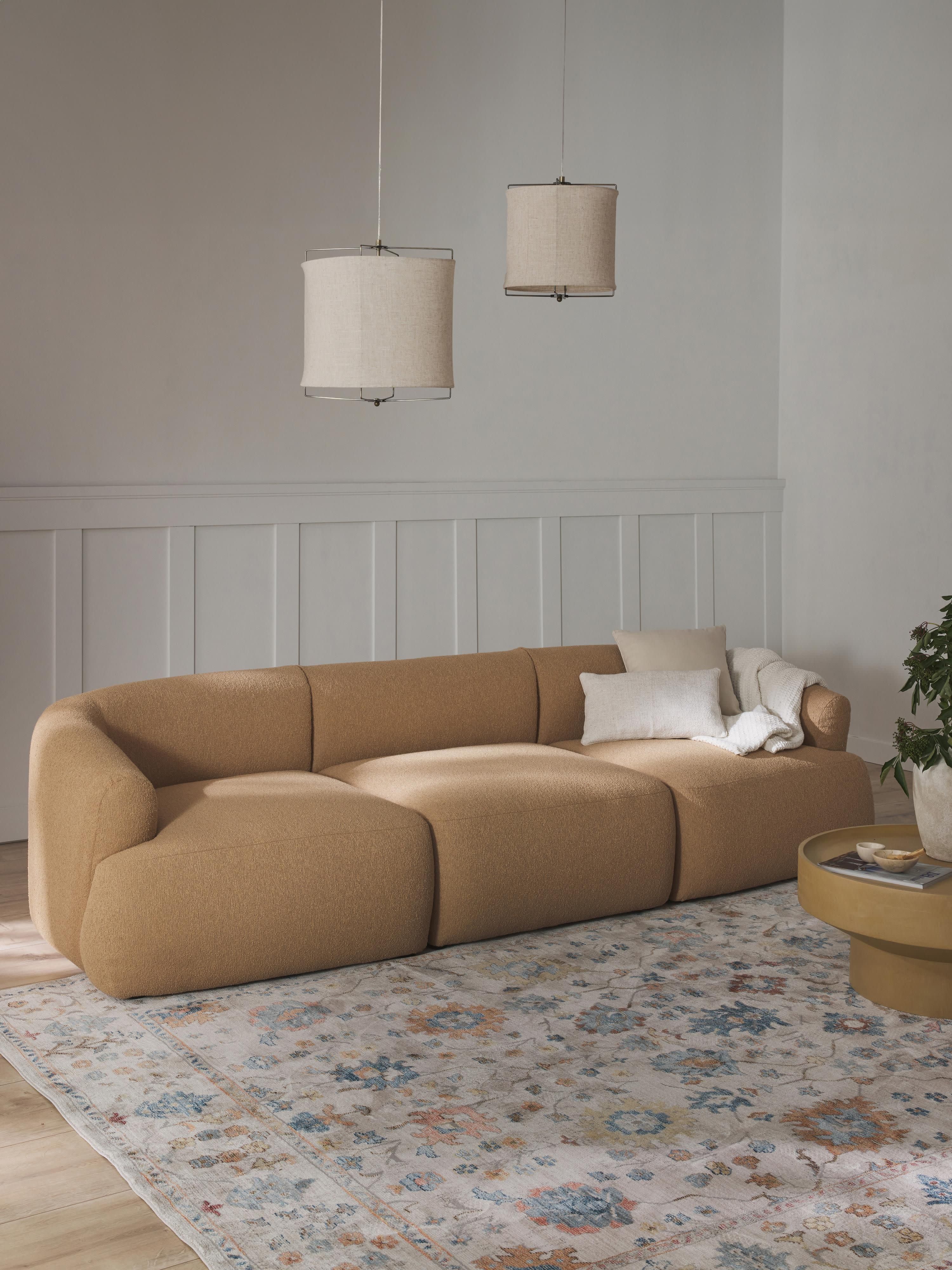 Sofia Modular Bouclé Sofa (4-seater)