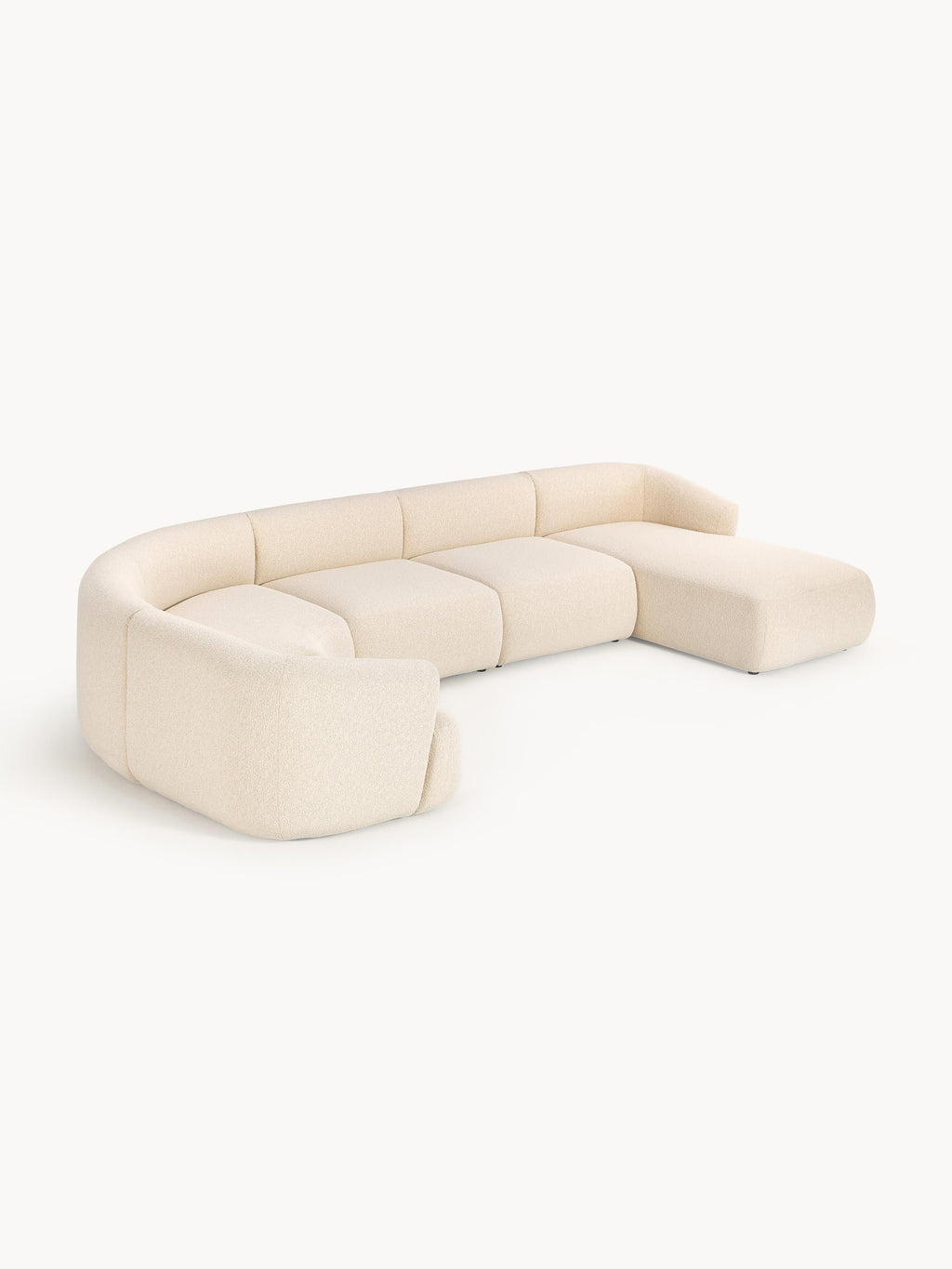 Gallery image 1 - XL Modular Bouclé Sofa Sofia