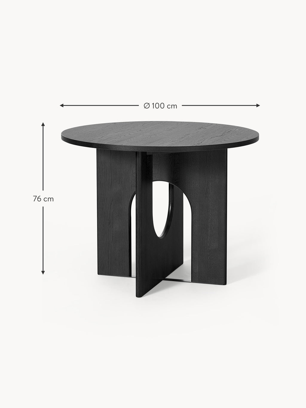 Apollo Round Dining Table, in various sizes