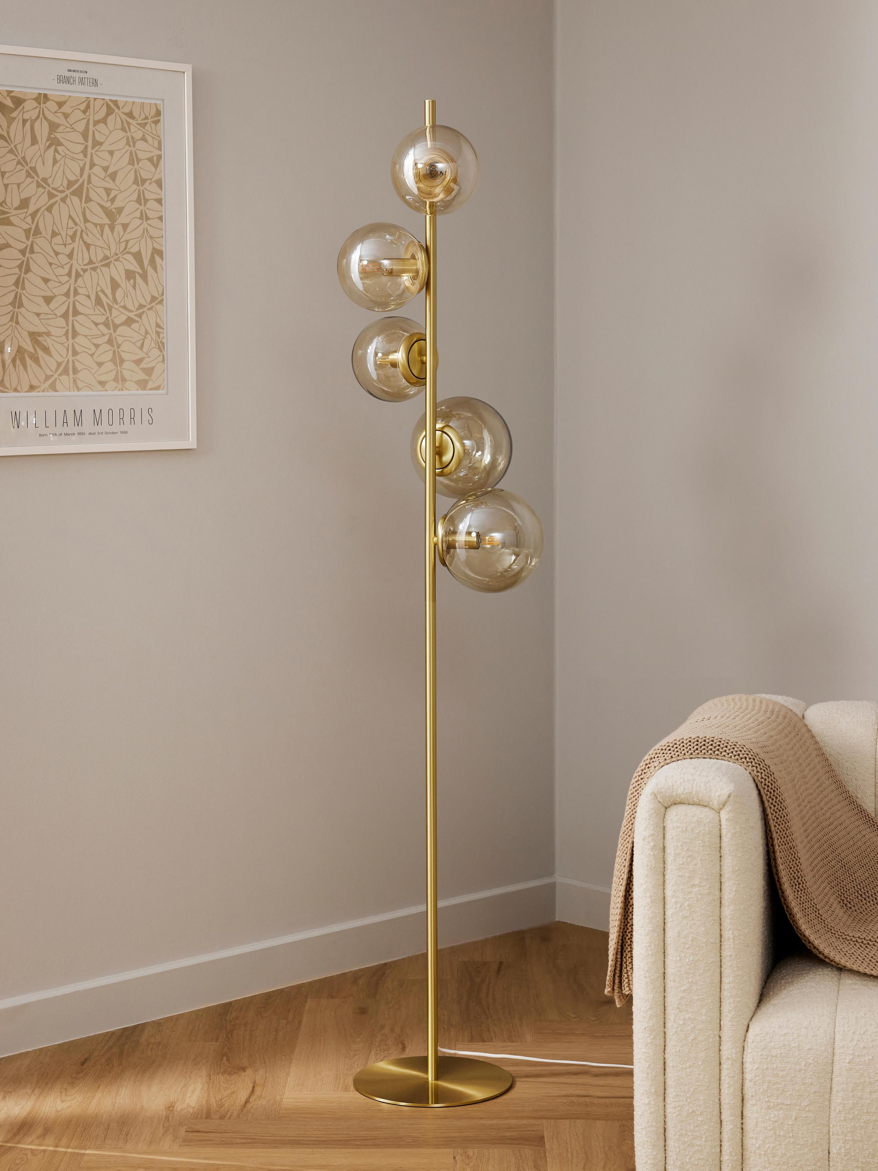 Casey Glass Floor Lamp