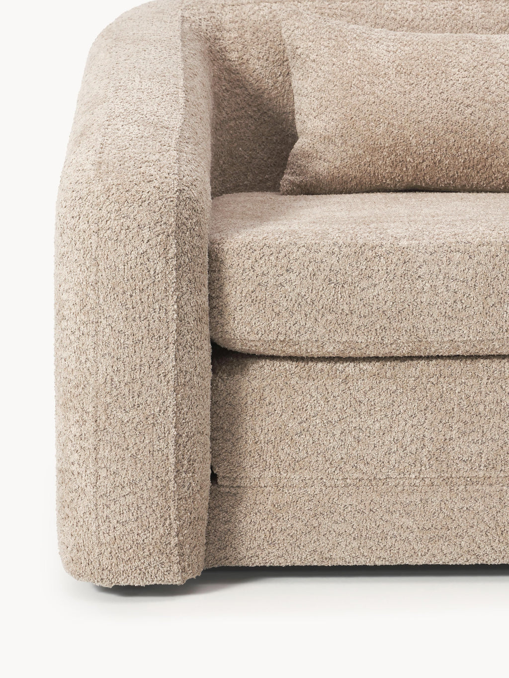 Eliot Teddy Bouclé Armchair Bed