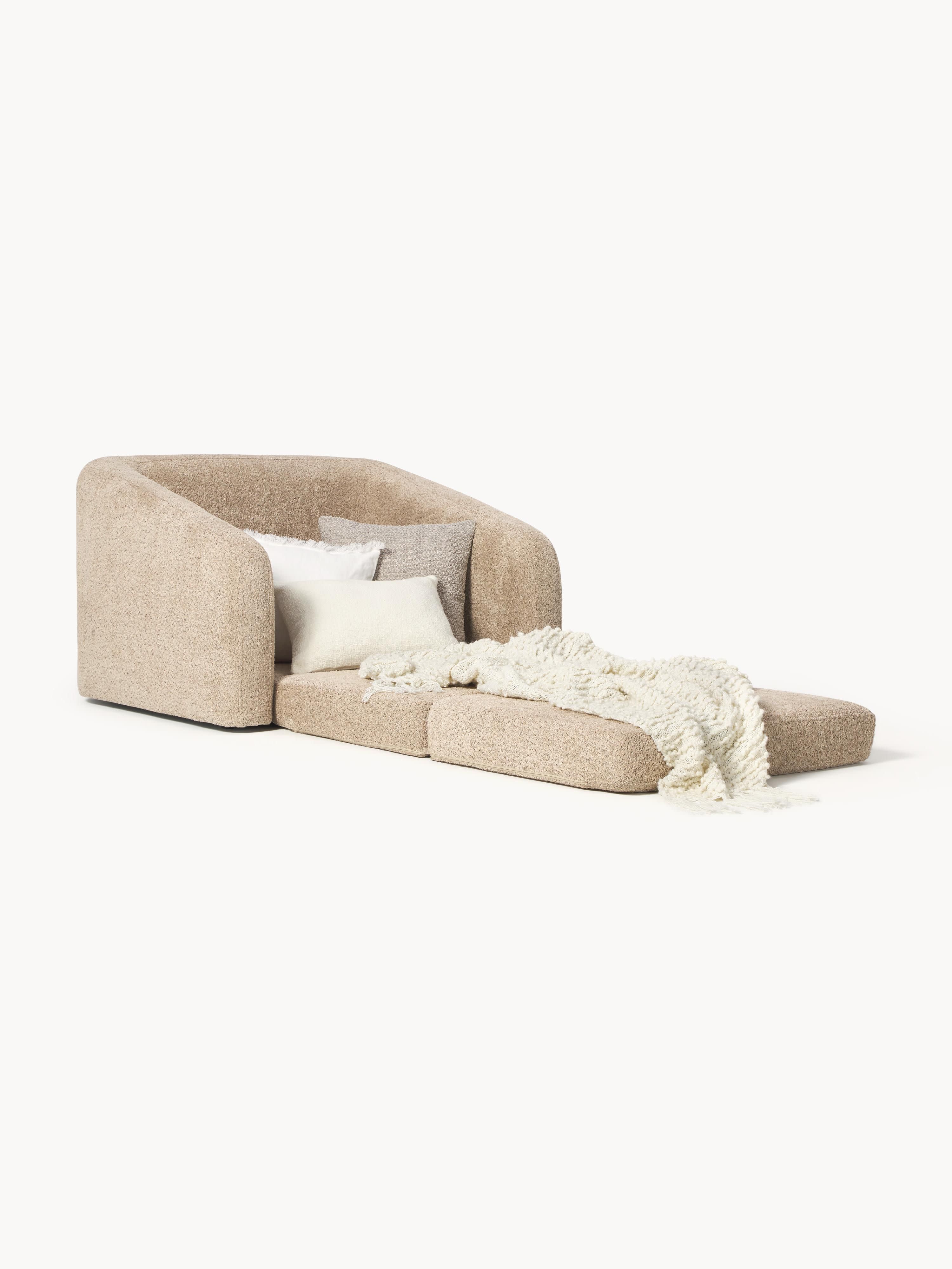 Eliot Teddy Bouclé Armchair Bed