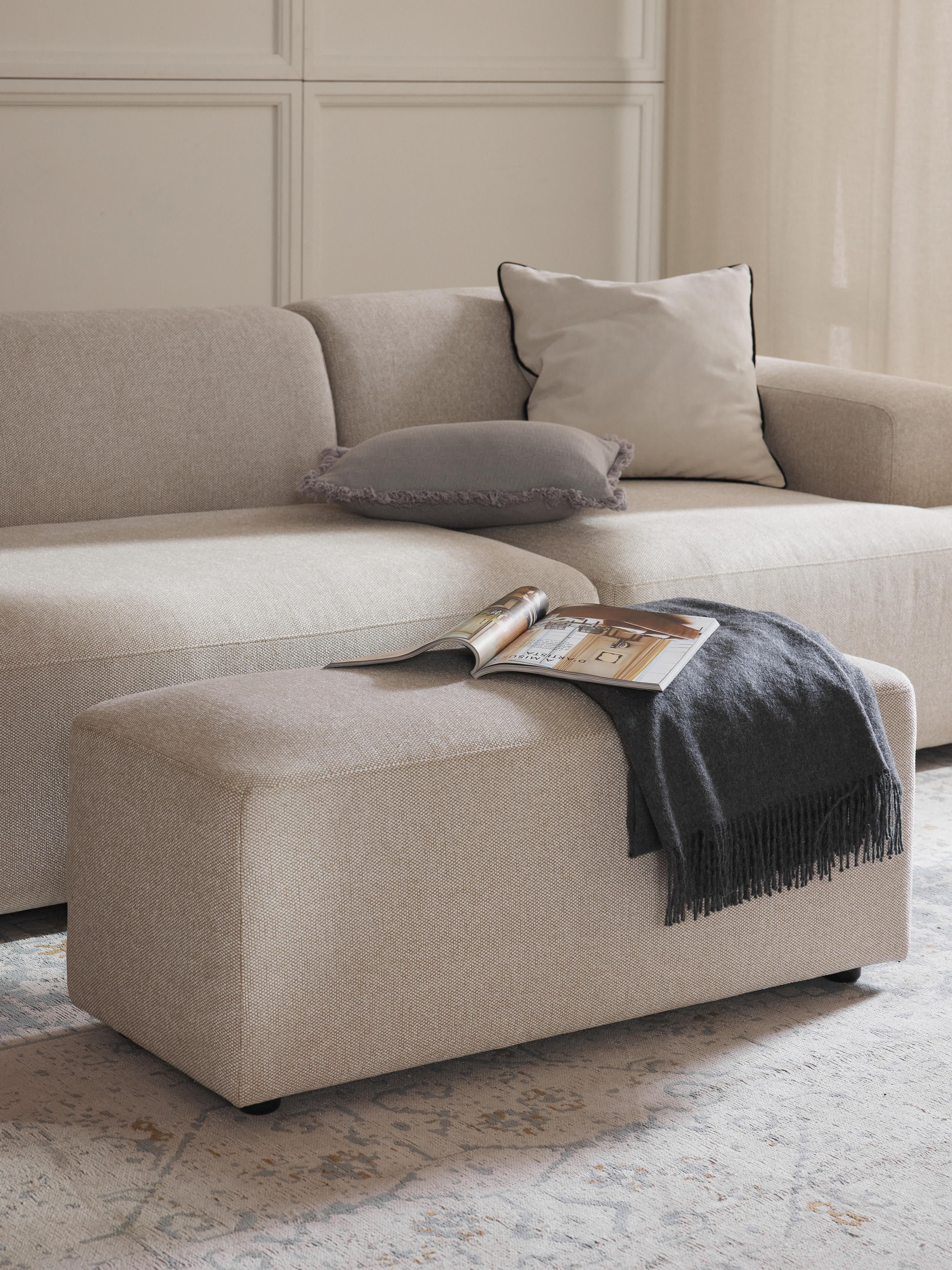 Melva Ottoman, W 99 x D 42 cm